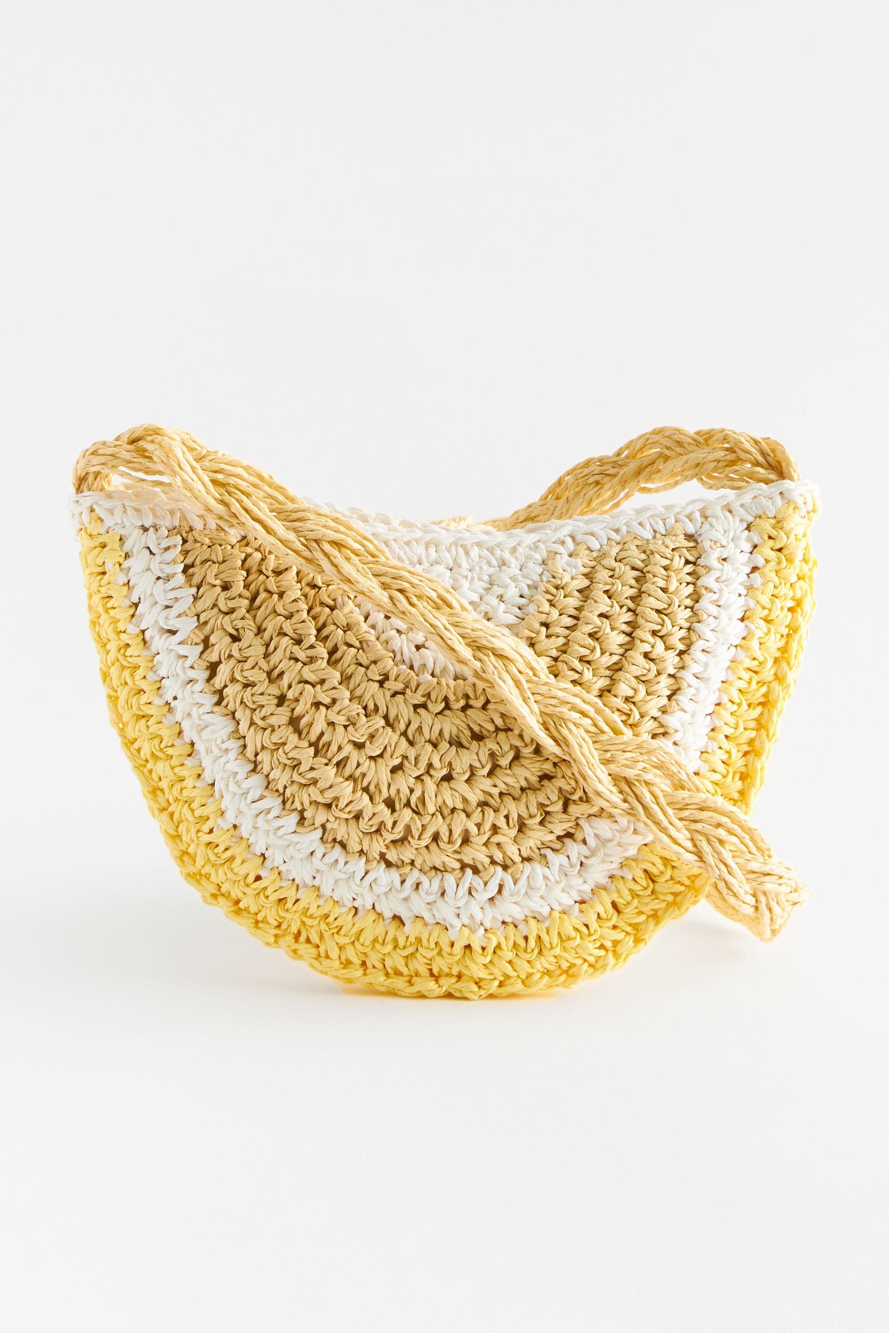 Yellow Lemon Straw Bag