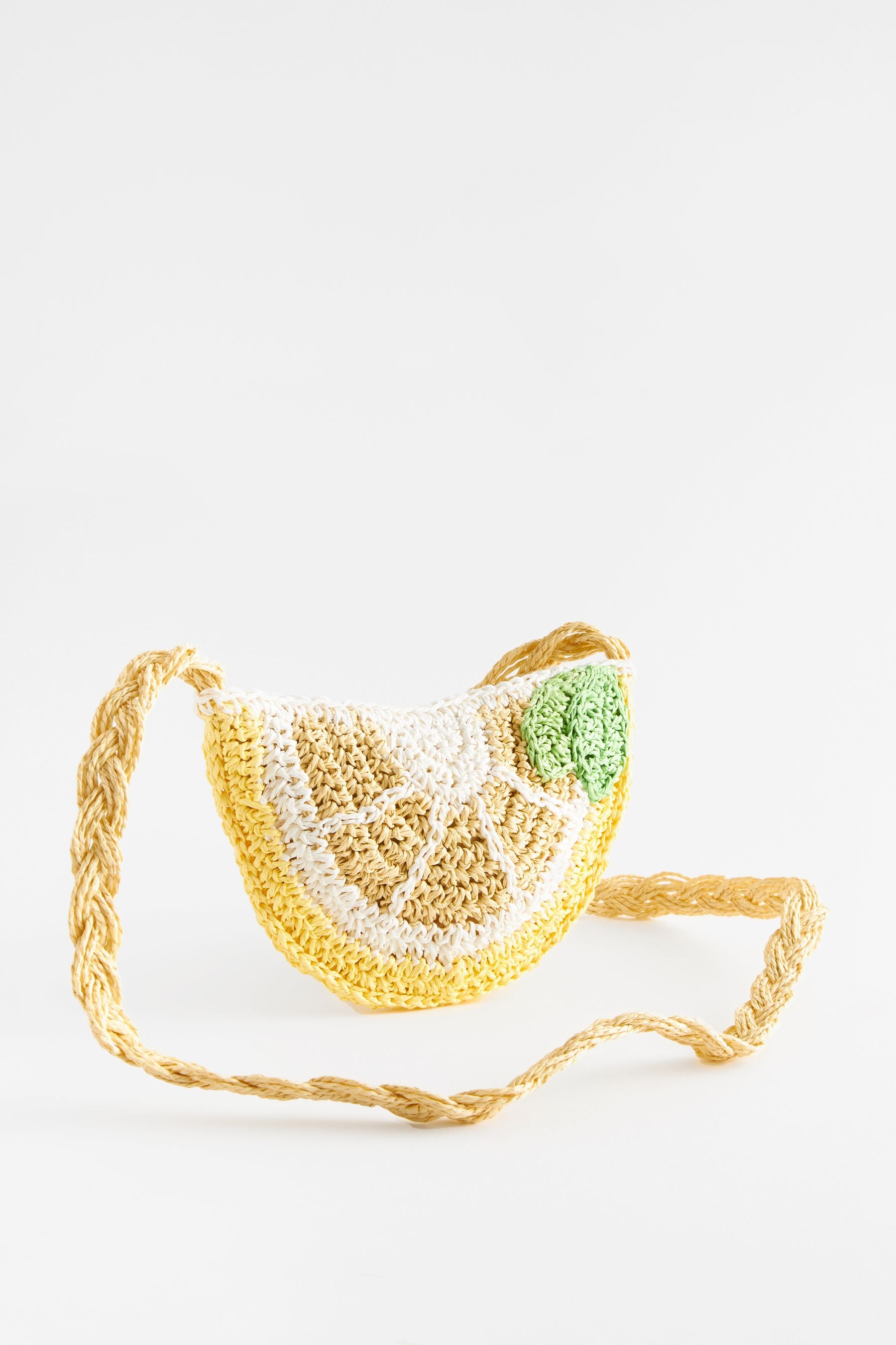 Yellow Lemon Straw Bag