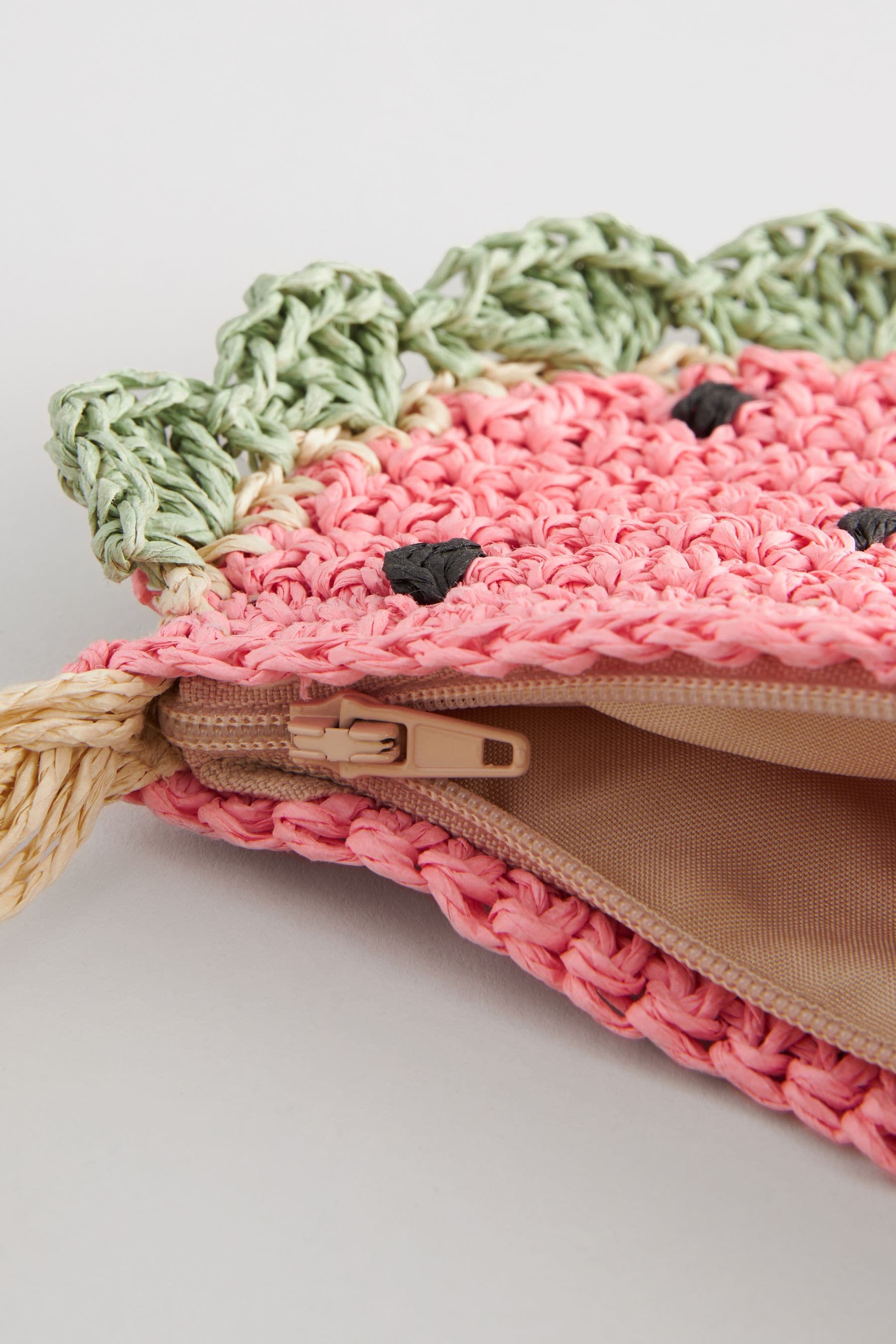 Pink Strawberry Cross Body Bag