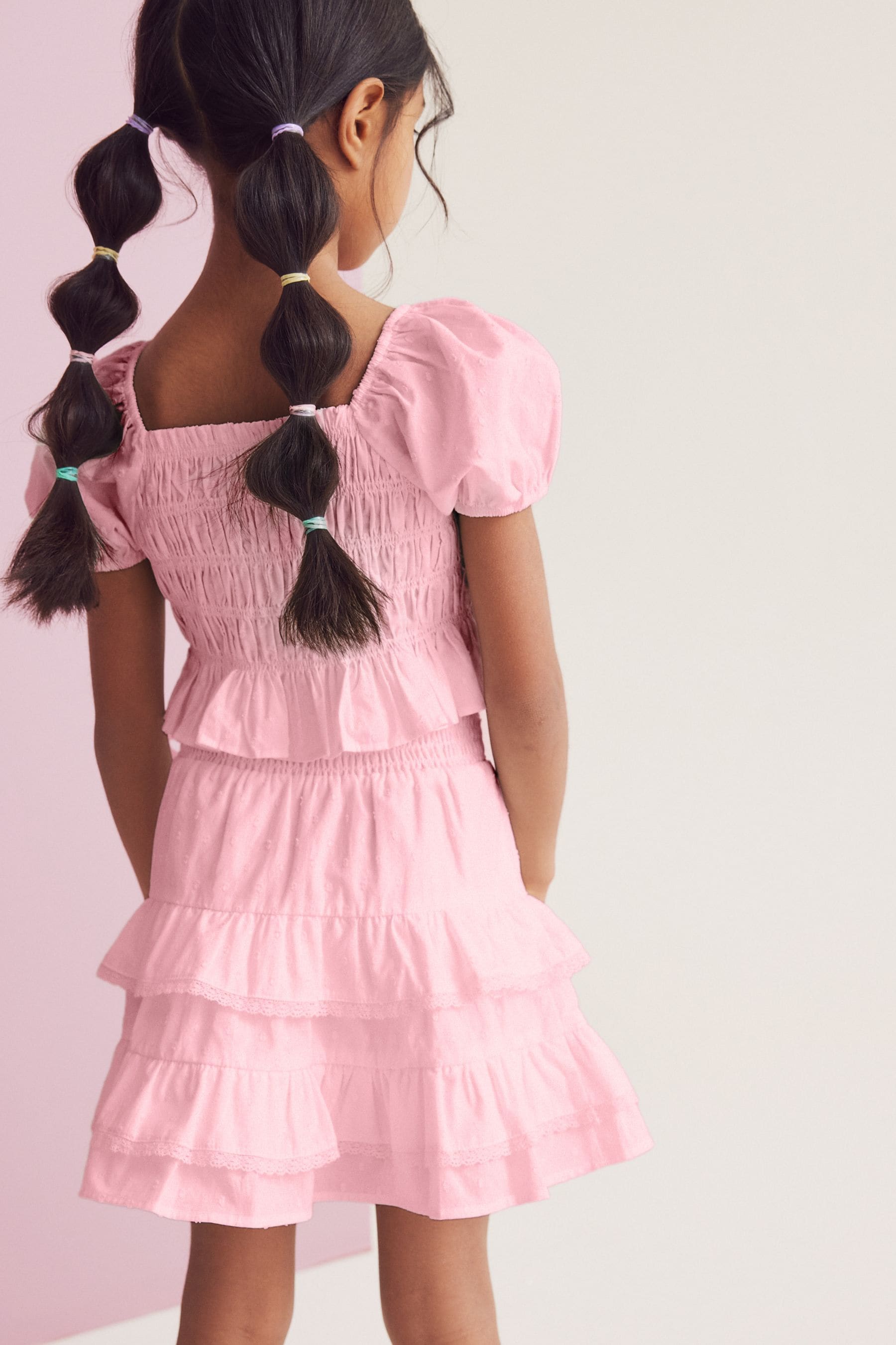 Pink Ruffle Co-ord Set (3-16yrs)