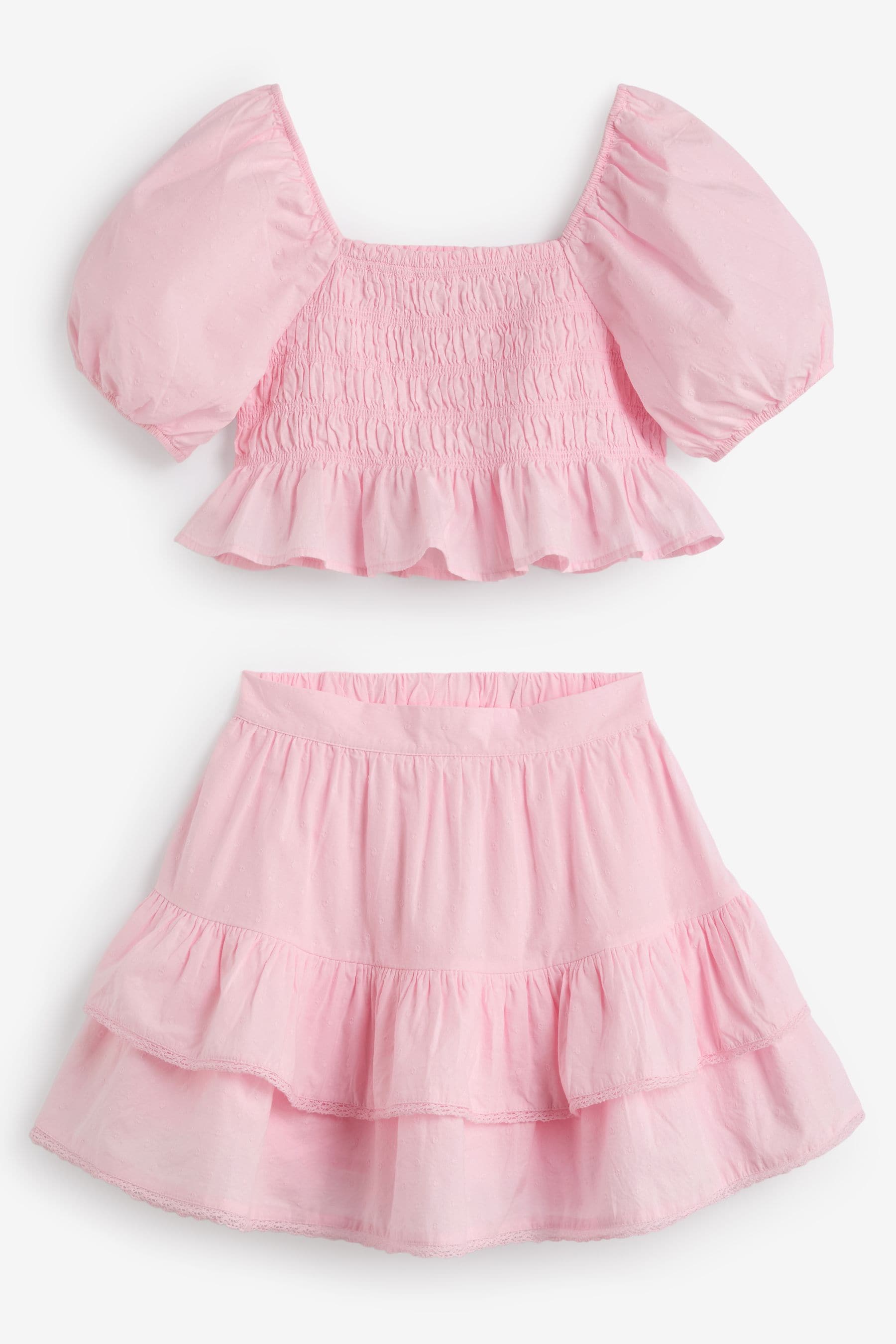 Pink Ruffle Co-ord Set (3-16yrs)