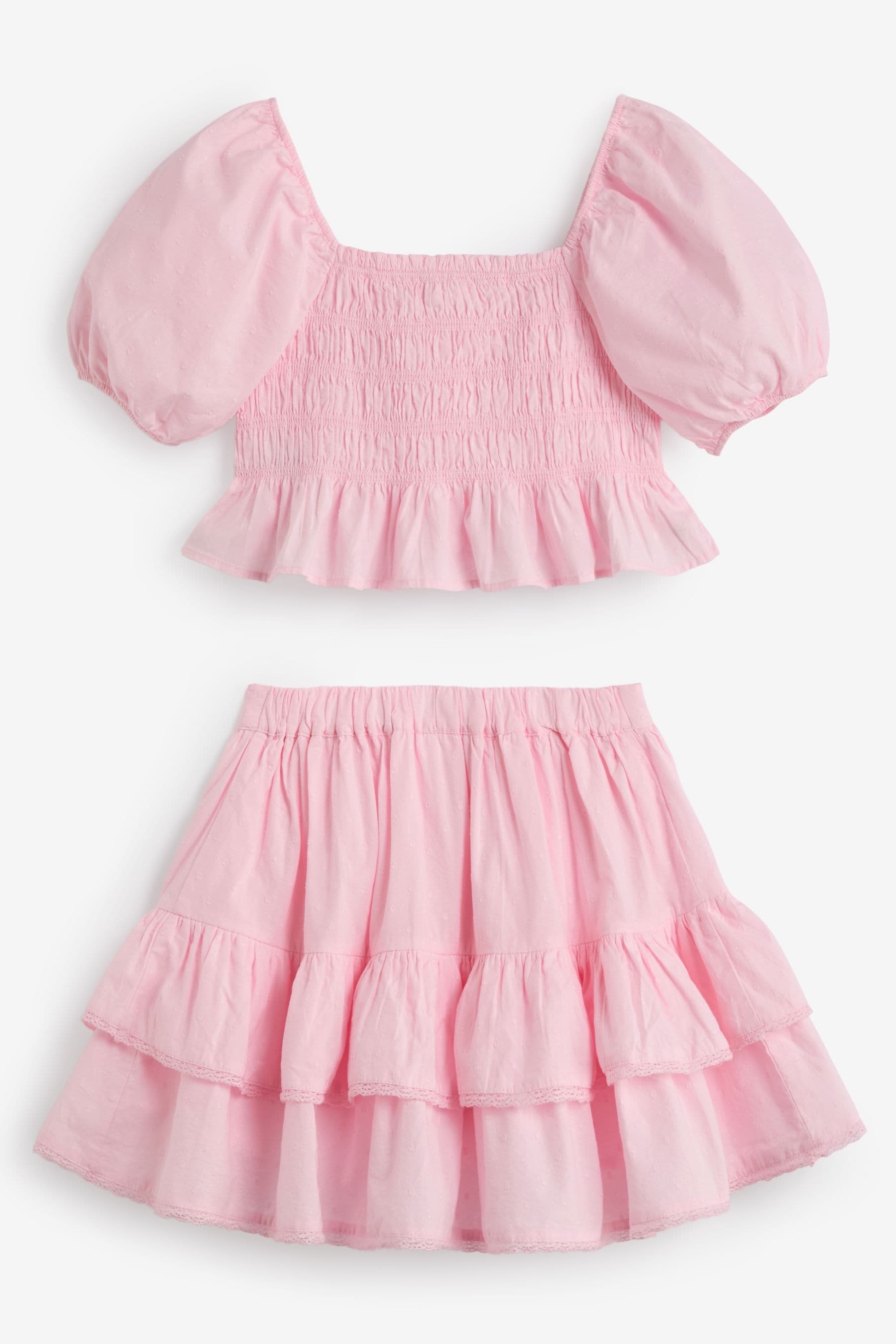 Pink Ruffle Co-ord Set (3-16yrs)