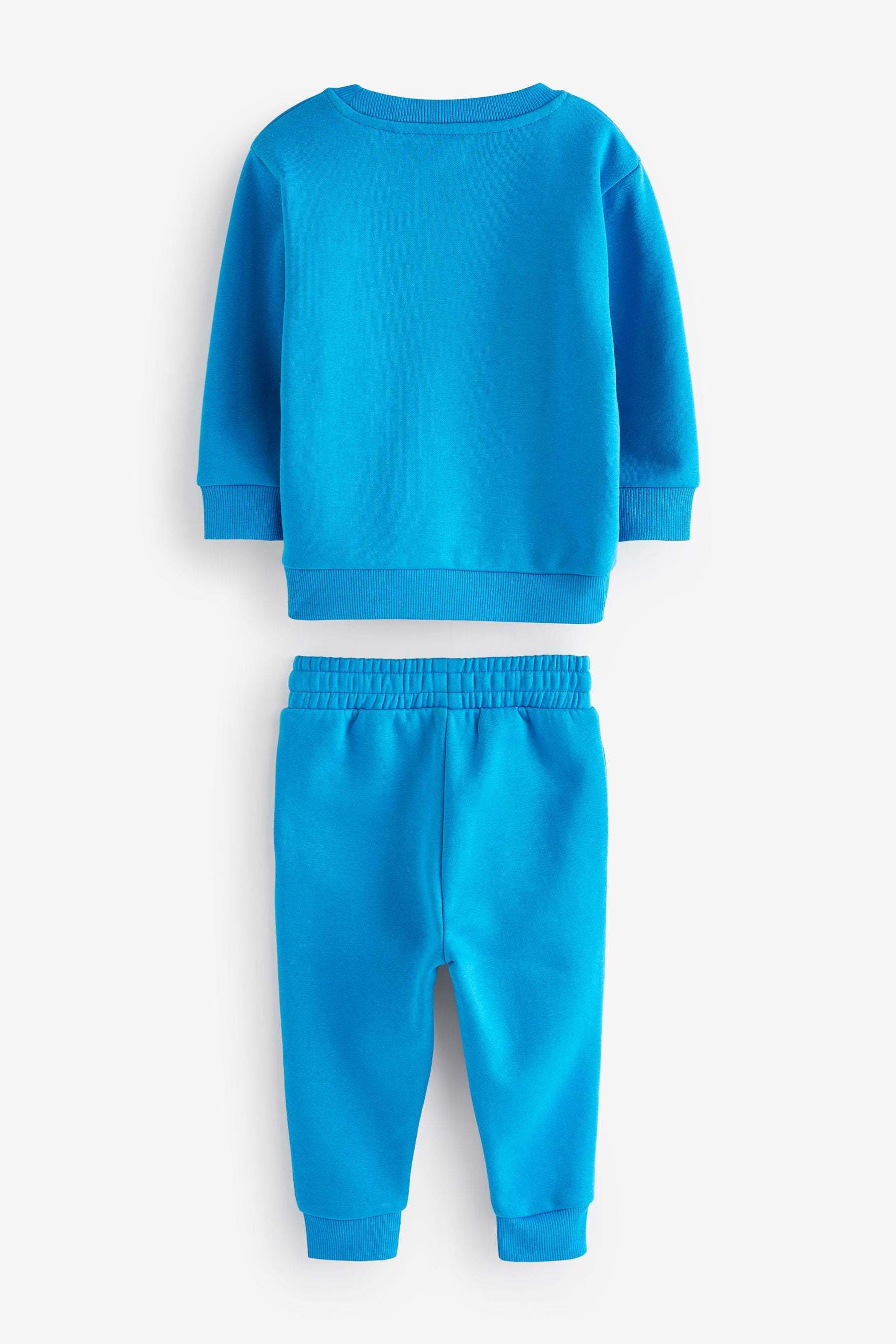 Blue Cobalt Jersey Sweatshirt And Joggers Set (3mths-7yrs)