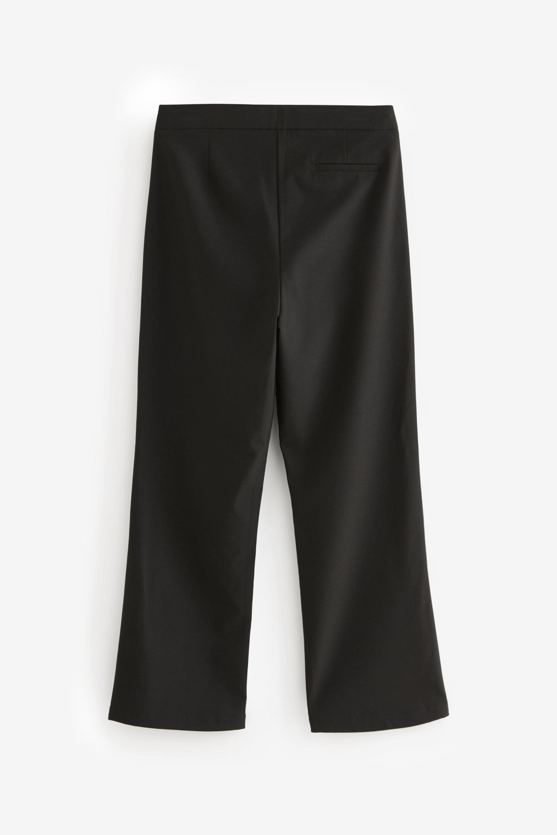 Black Senior High Waist Flared School Trousers (9-17yrs)