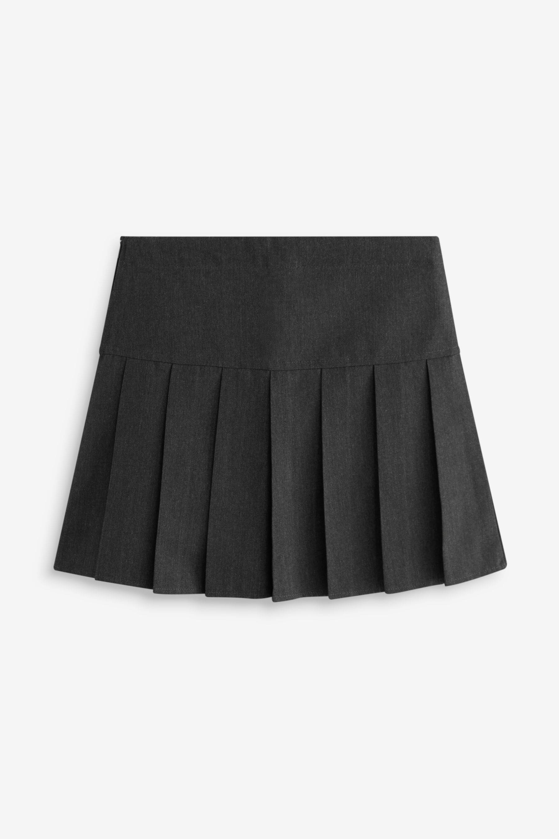 Grey Cycle Short and Pleated Skirt Set (3-17yrs)