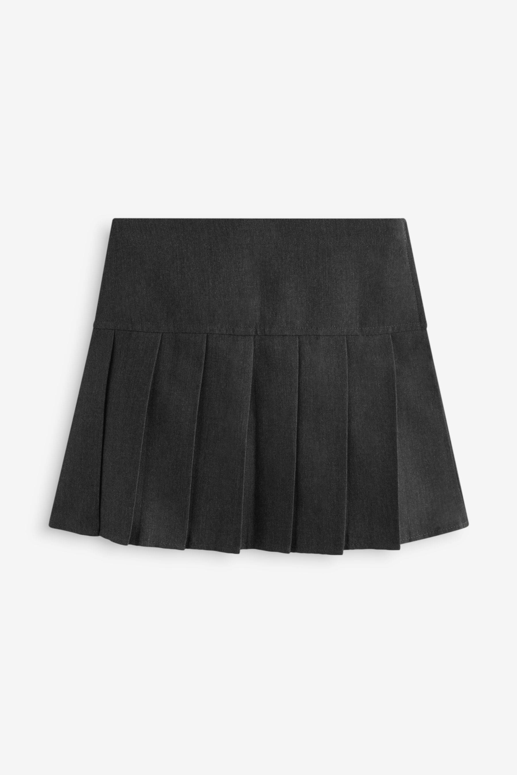 Grey Cycle Short and Pleated Skirt Set (3-17yrs)