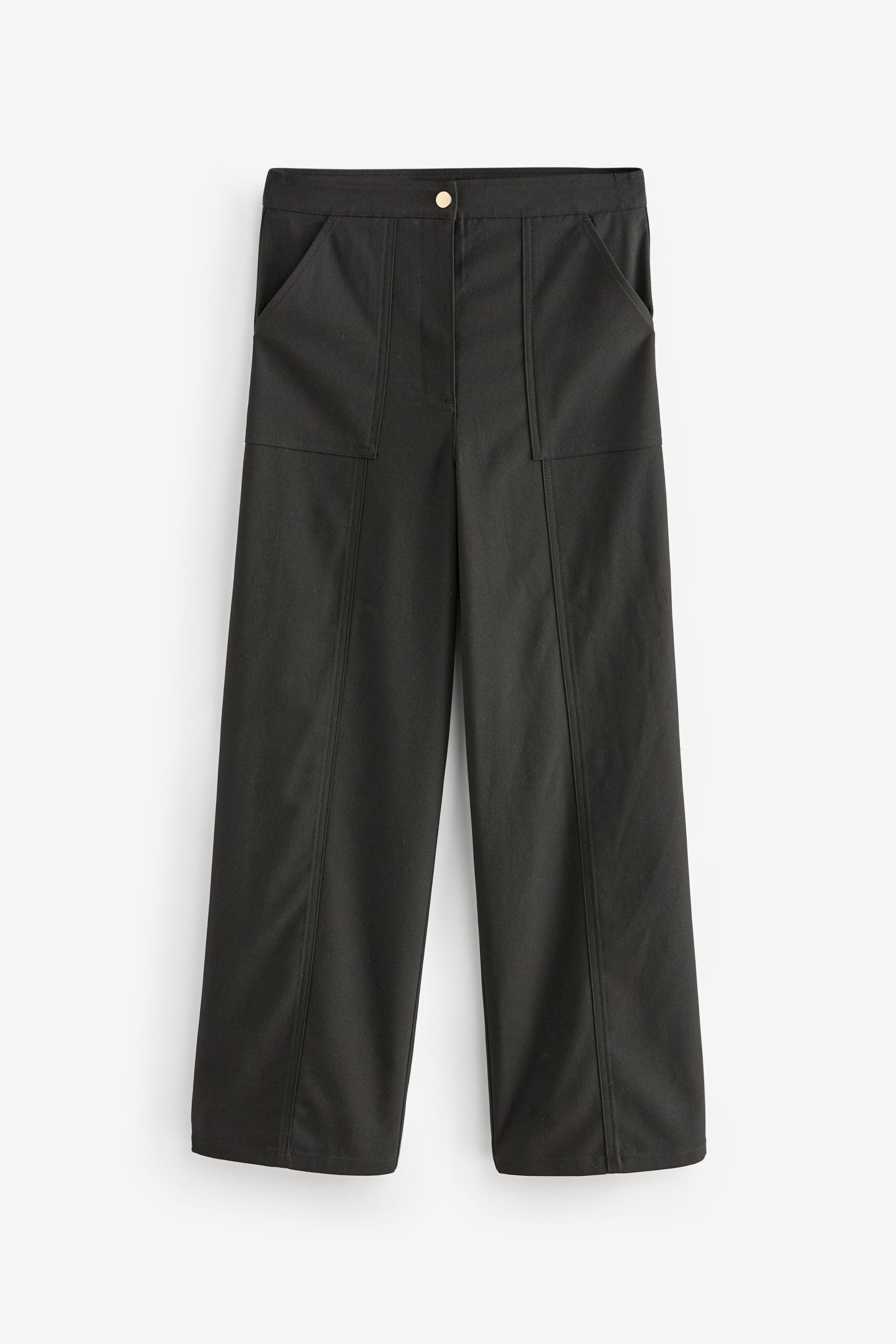 Black Senior Wide Leg Trousers (9-18yrs)