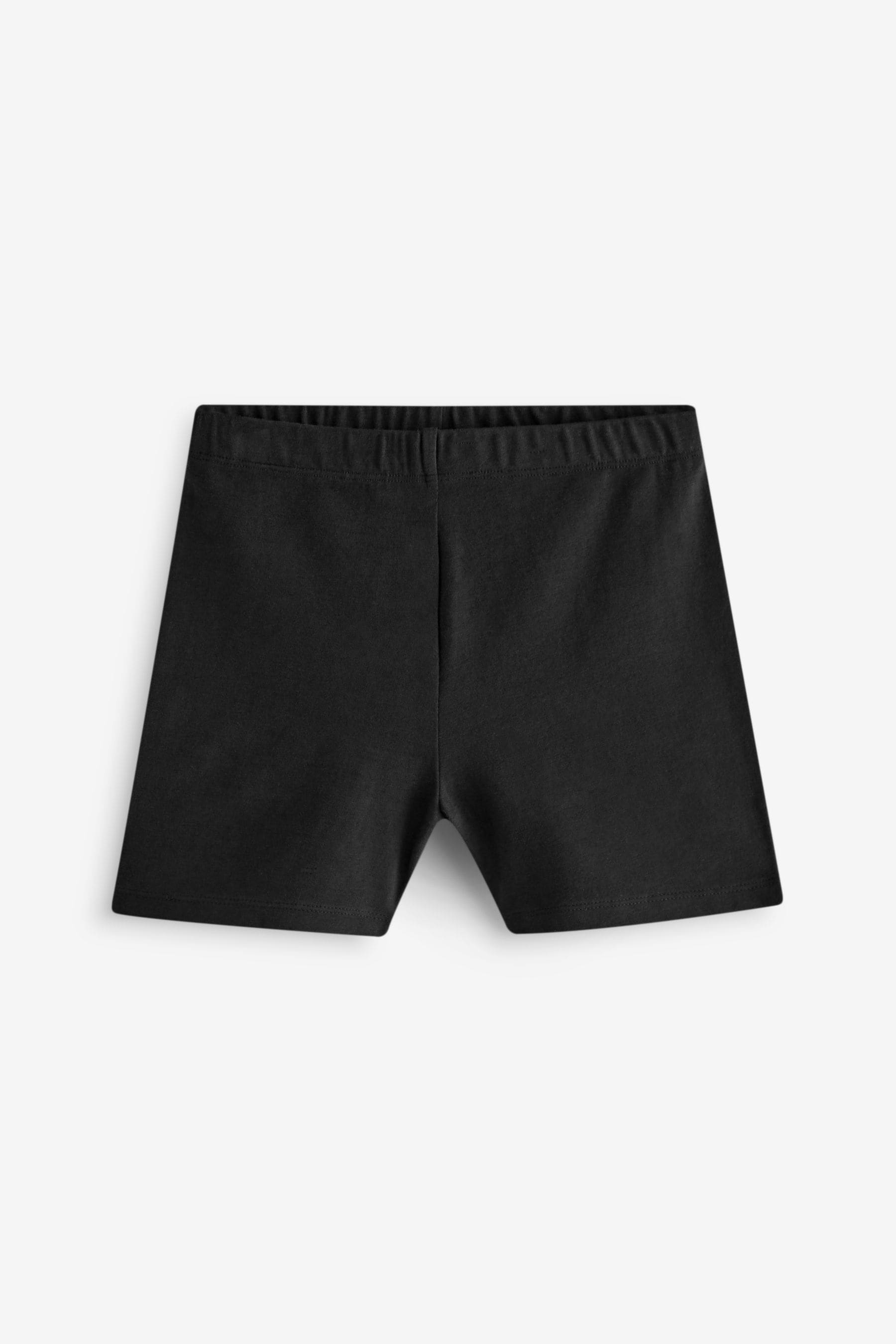 Black Pleat Skirt And Cycle Shorts Set (3-17yrs)