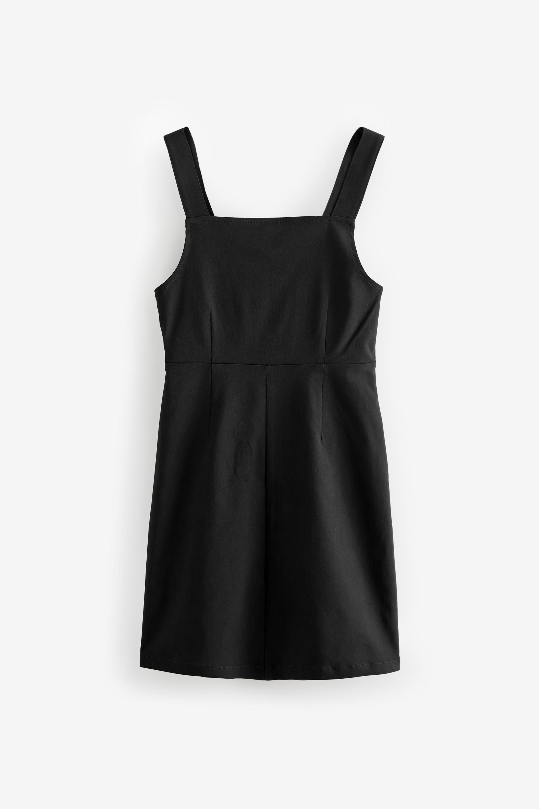 Black Senior Stretch School Pinafore Dress (9-17yrs)