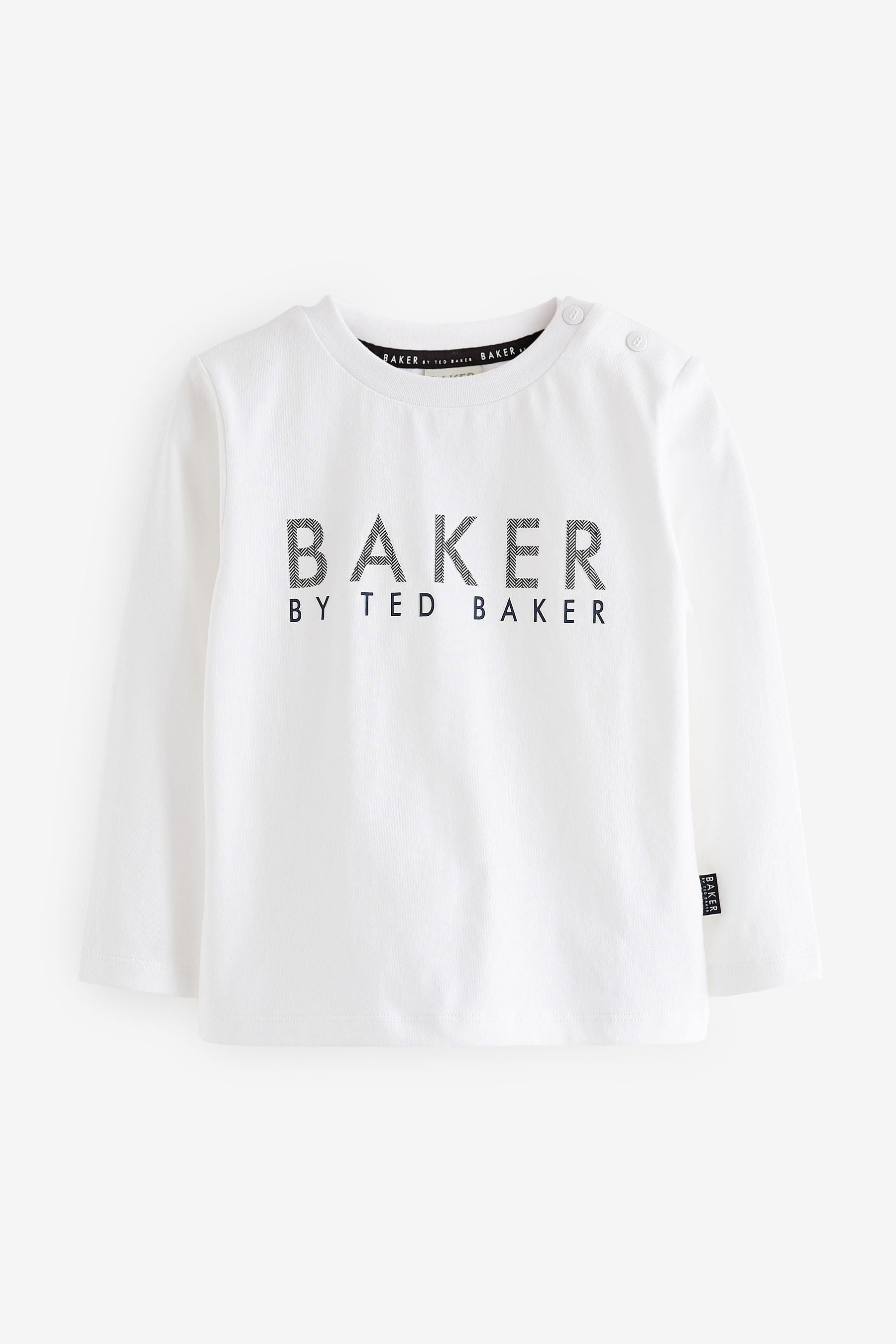 Baker by Ted Baker Blue 100% Cotton Bomber Jacket T-Shirt and Trousers Set