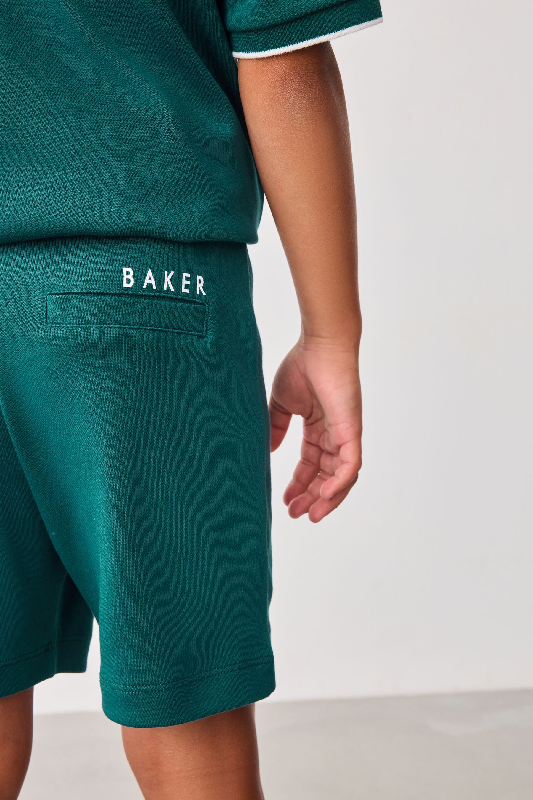 Green Baker by Ted Baker Green Polo Shirt and Short Set