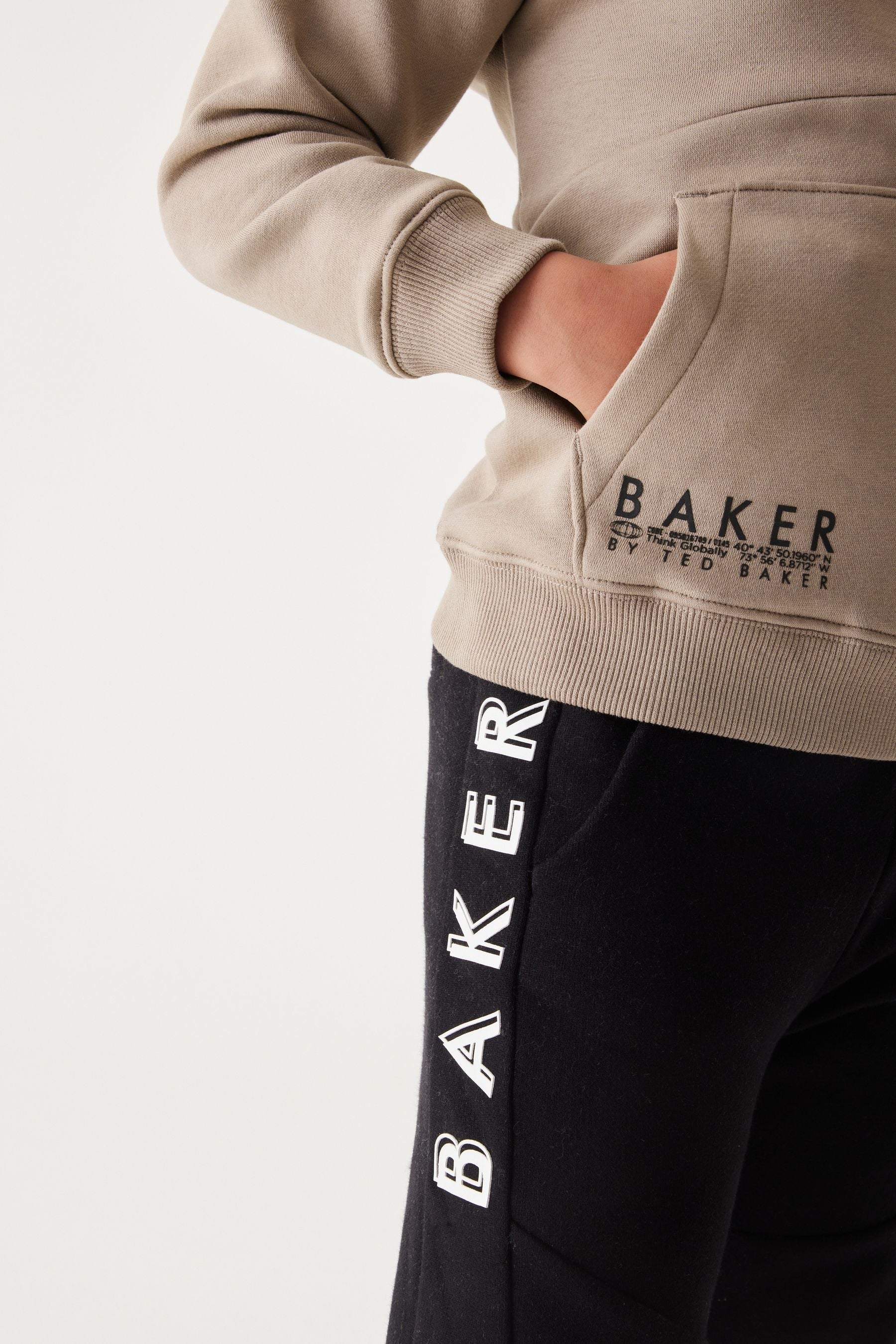 Baker by Ted Baker Stone Seam Hoodie