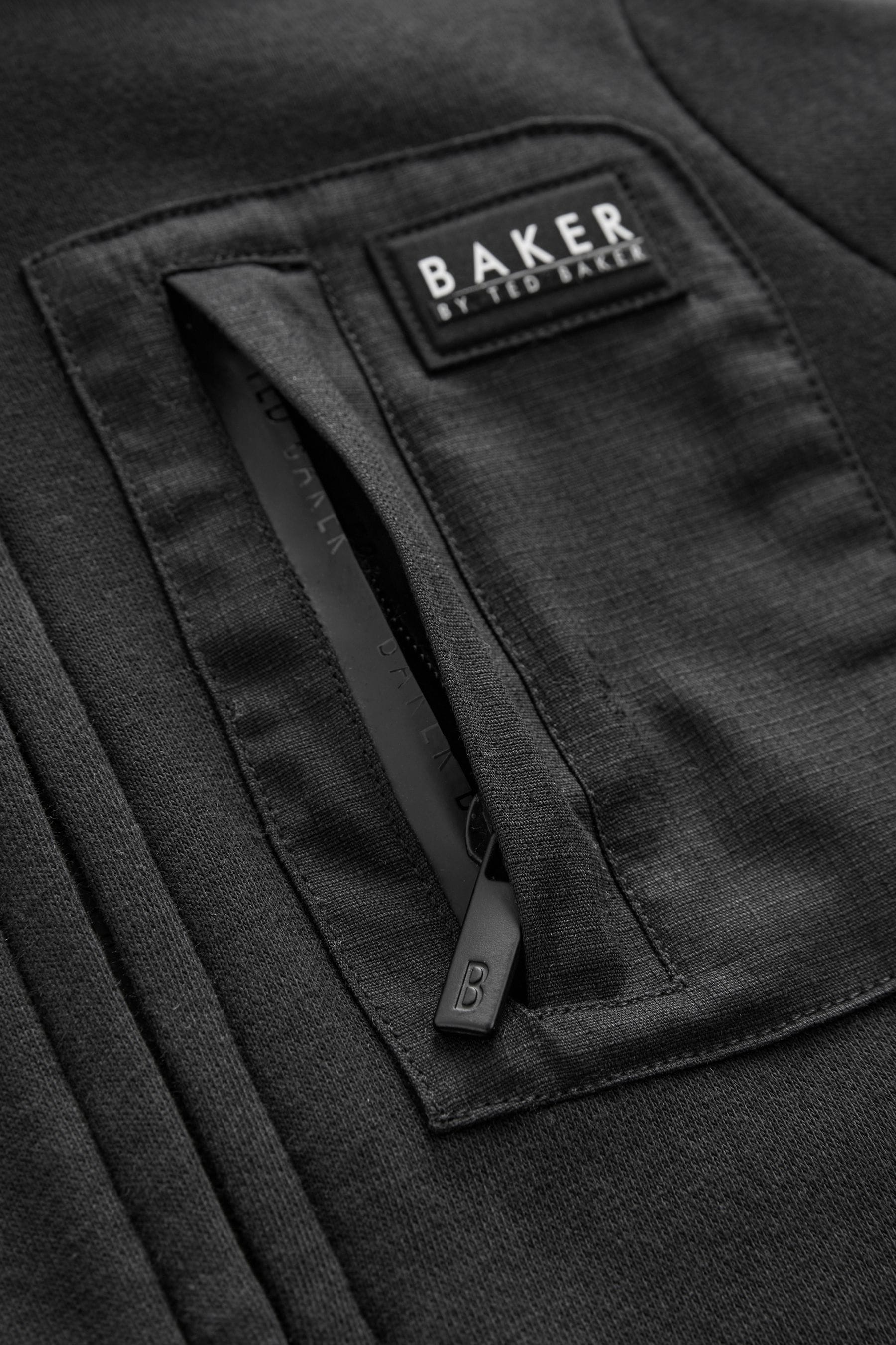 Baker by Ted Baker 100% Cotton Panel Hoodie