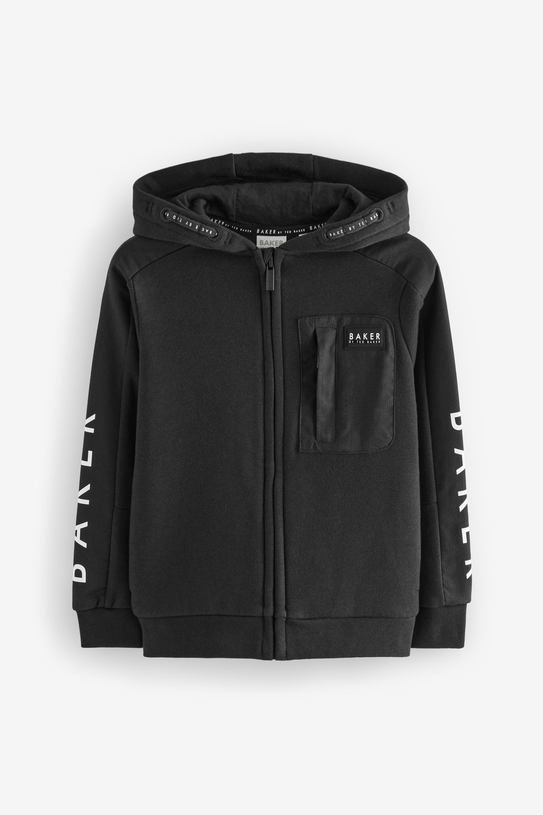 Baker by Ted Baker 100% Cotton Panel Hoodie