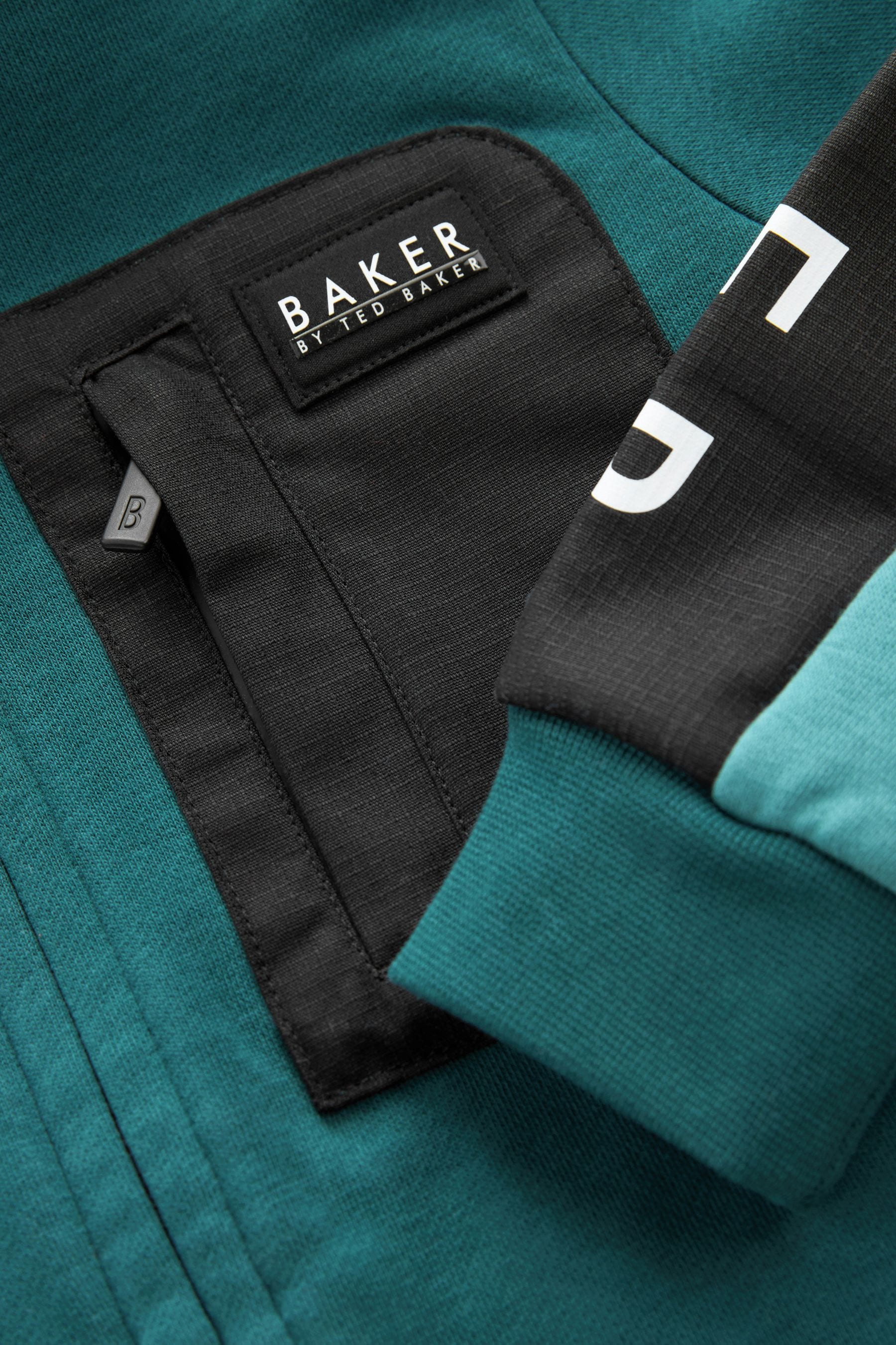 Baker by Ted Baker 100% Cotton Panel Hoodie