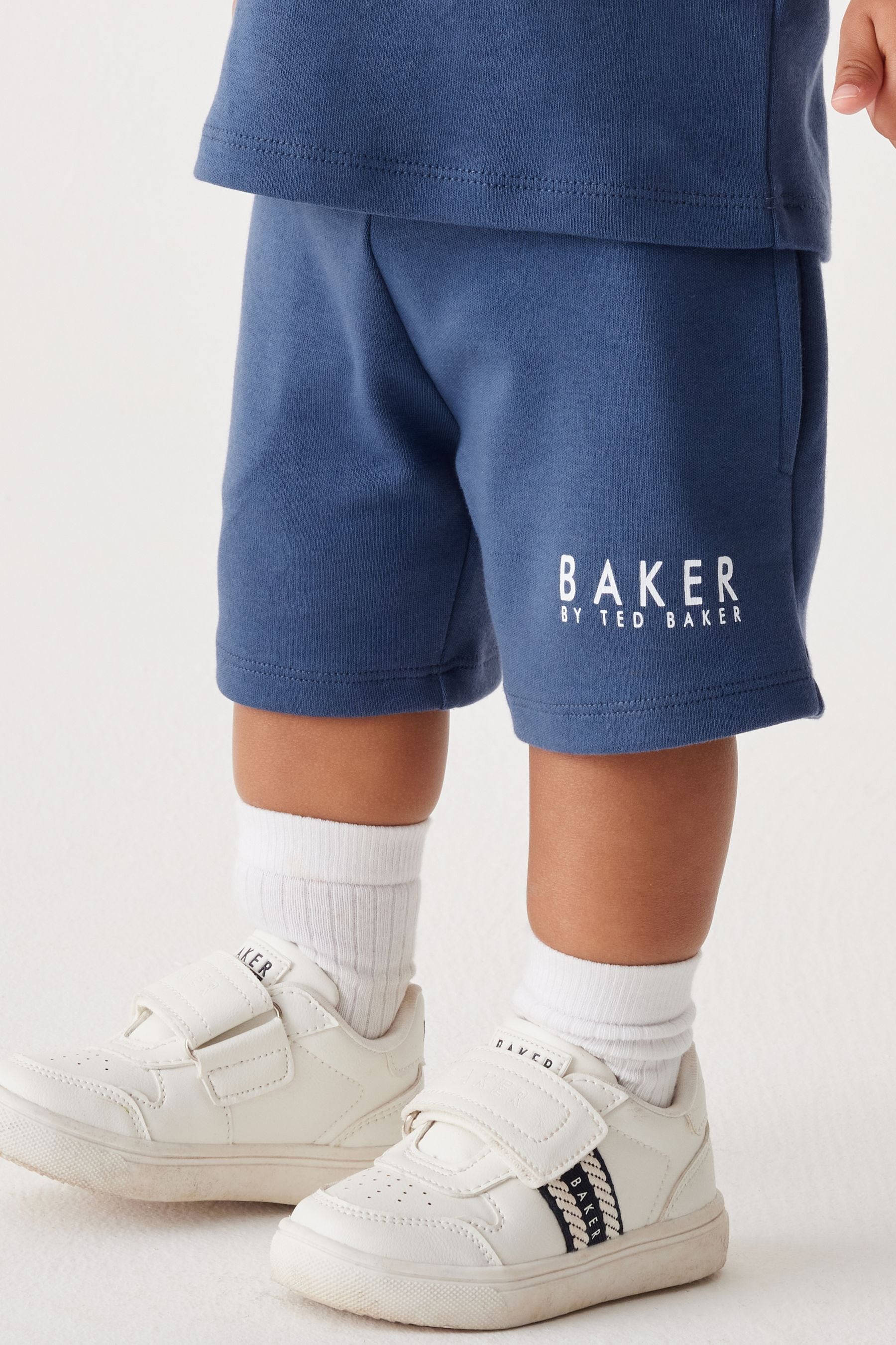 Navy Baker by Ted Baker Blue Varsity T-Shirt and Short Set