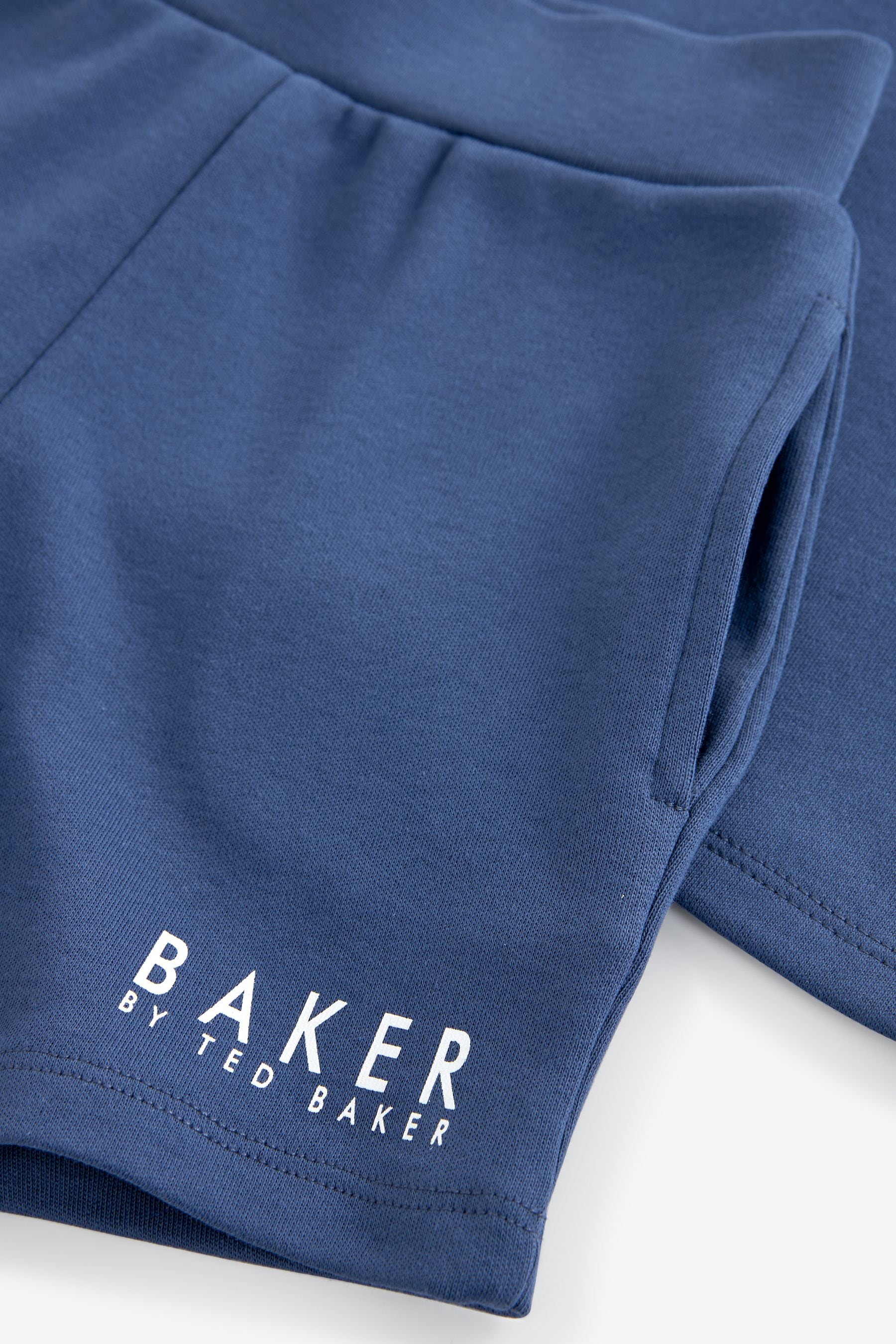 Navy Baker by Ted Baker Blue Varsity T-Shirt and Short Set