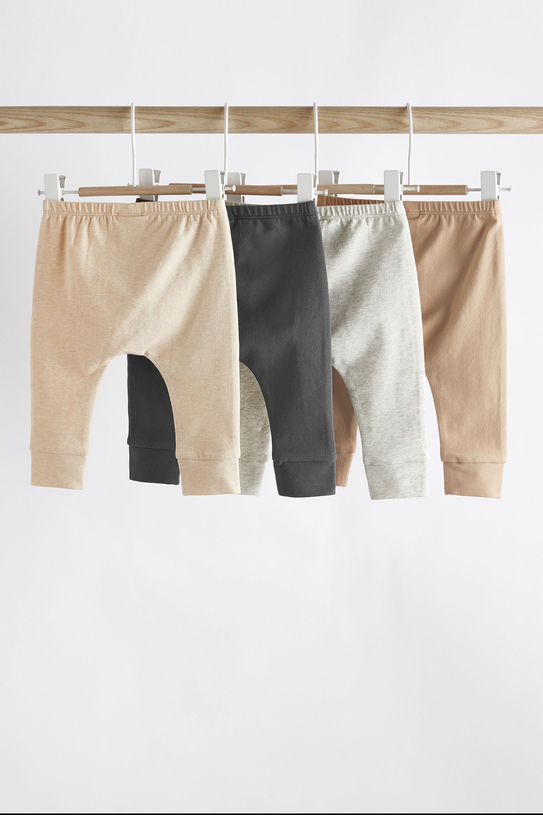 Neutral Baby Leggings 4 Pack (0mths-2yrs)