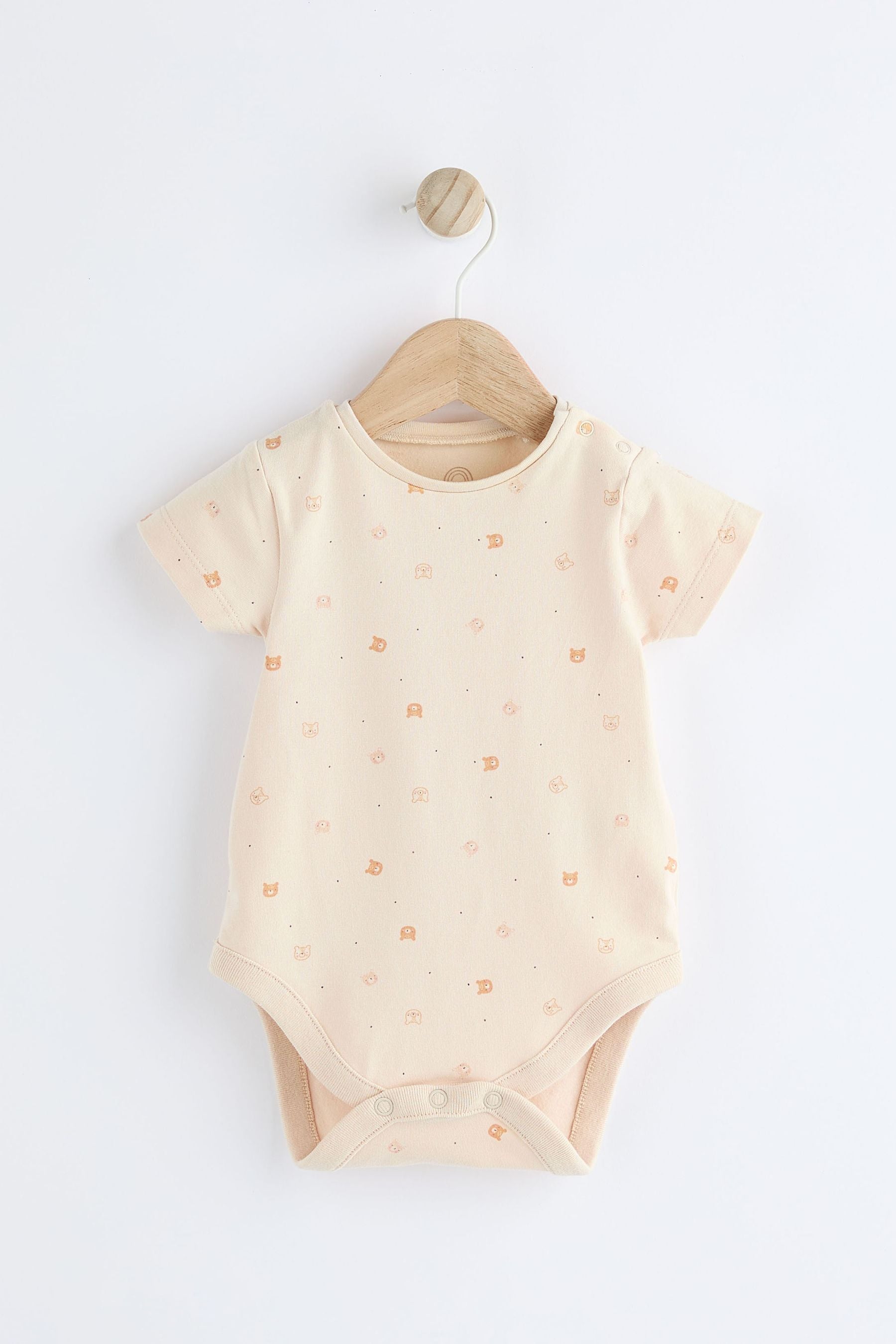 Neutral Bear Woven Dungarees And Bodysuit Set (0mths-2yrs)