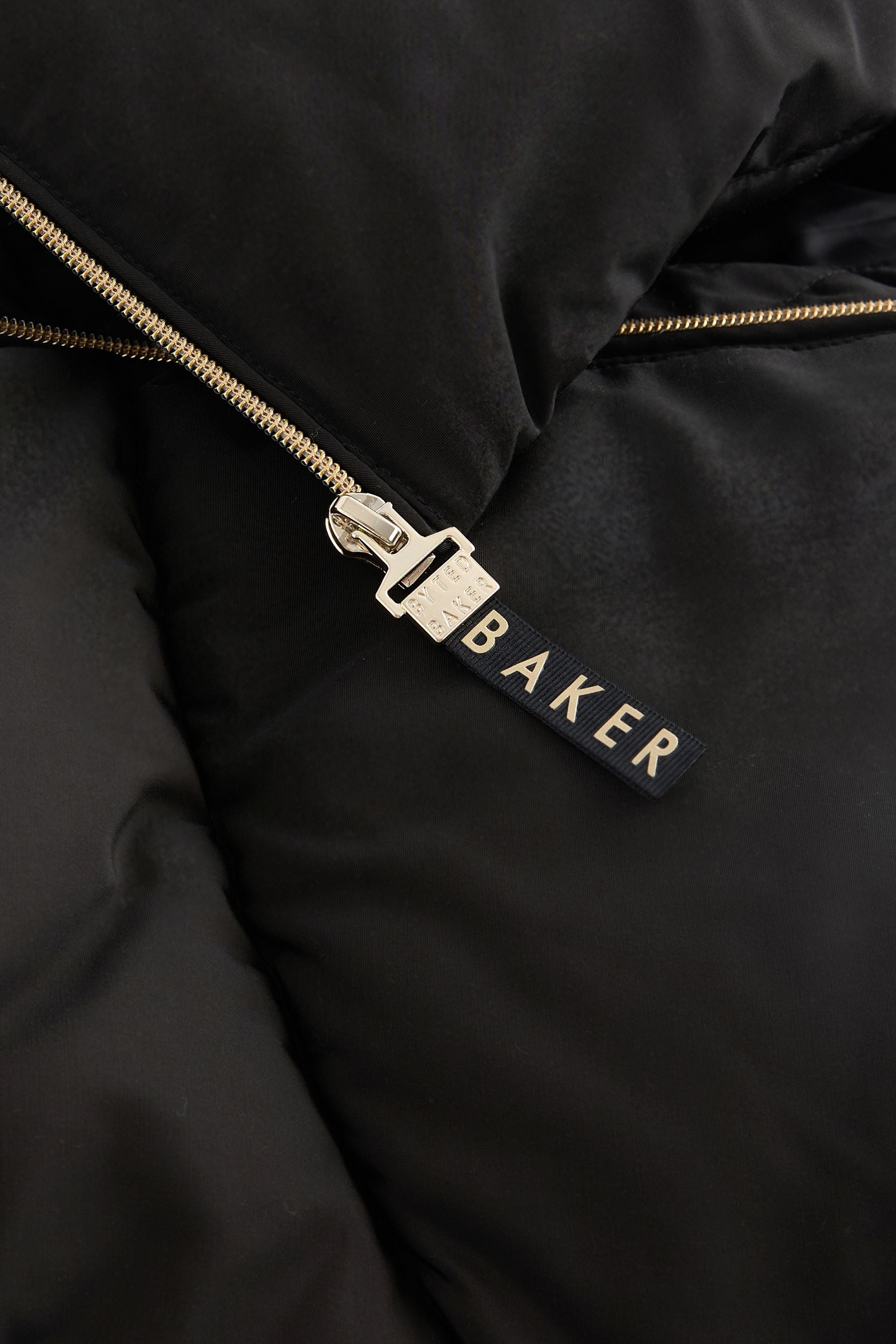 Baker by Ted Baker Black Shower Resistant Coat