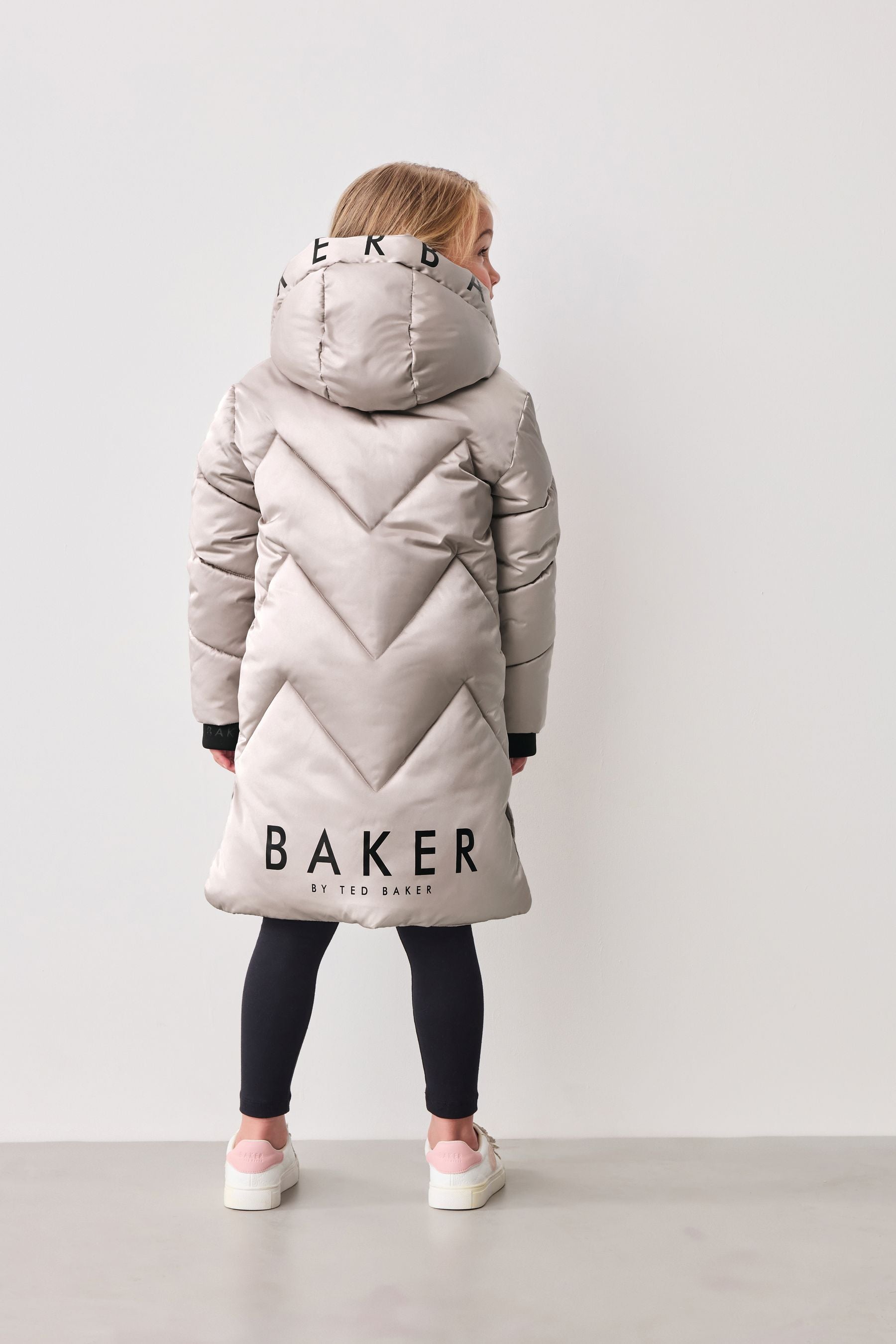 Baker by Ted Baker Shower Resistant Long Padded Coat