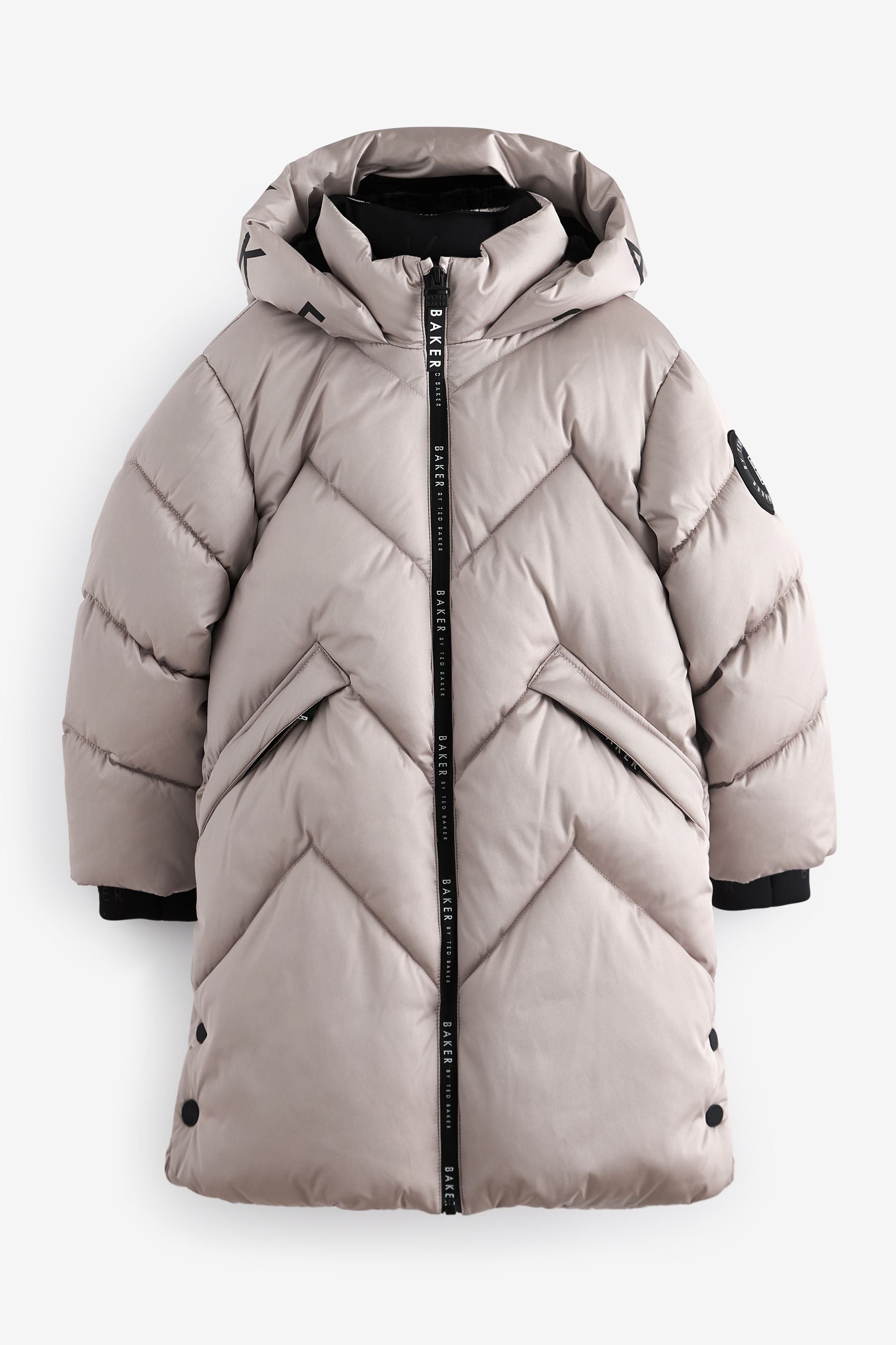 Oyster Baker by Ted Baker Oyster Shower Resistant Chevron Padded Coat