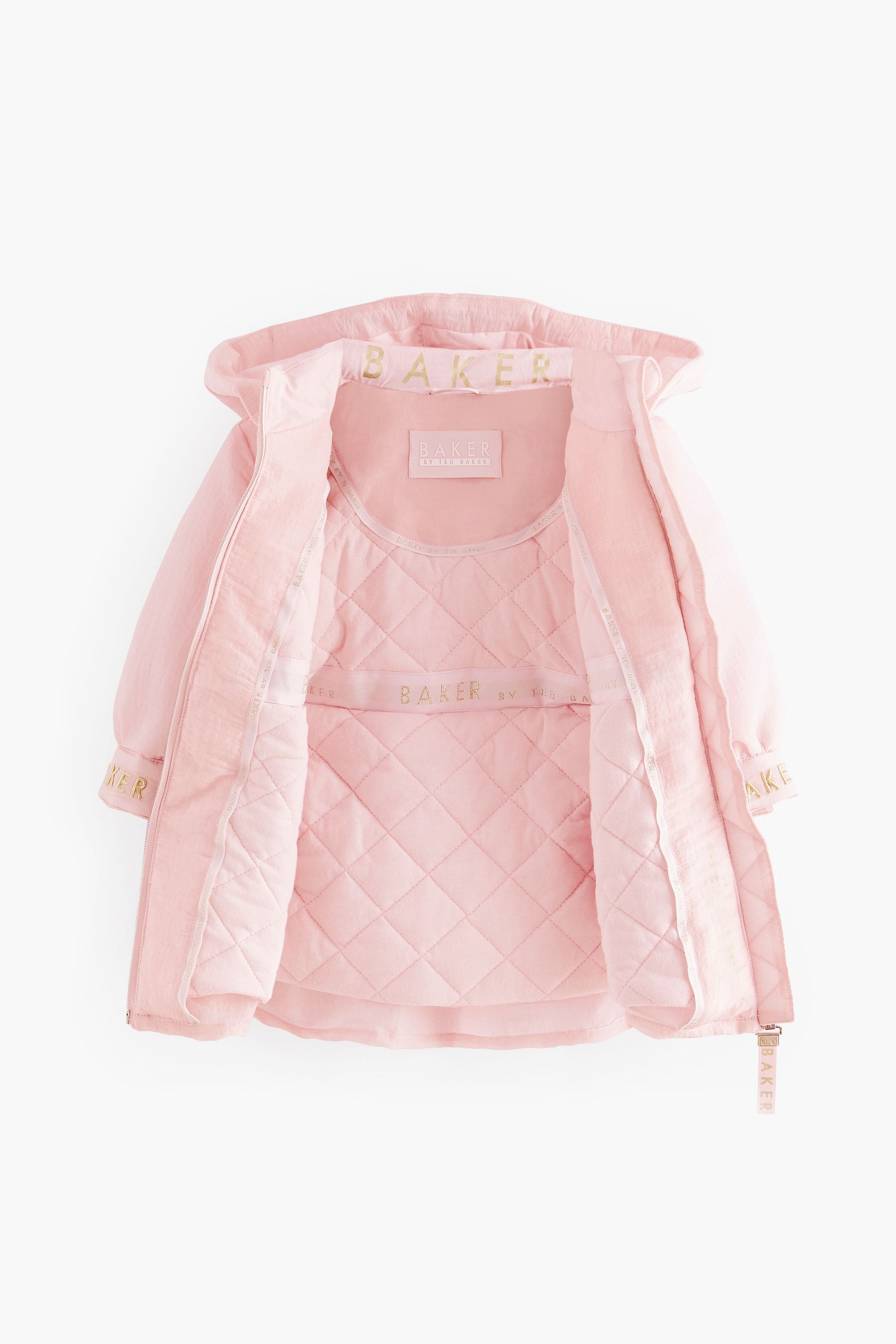 Pink Baker by Ted Baker Pink Shower Resistant Frill Coat