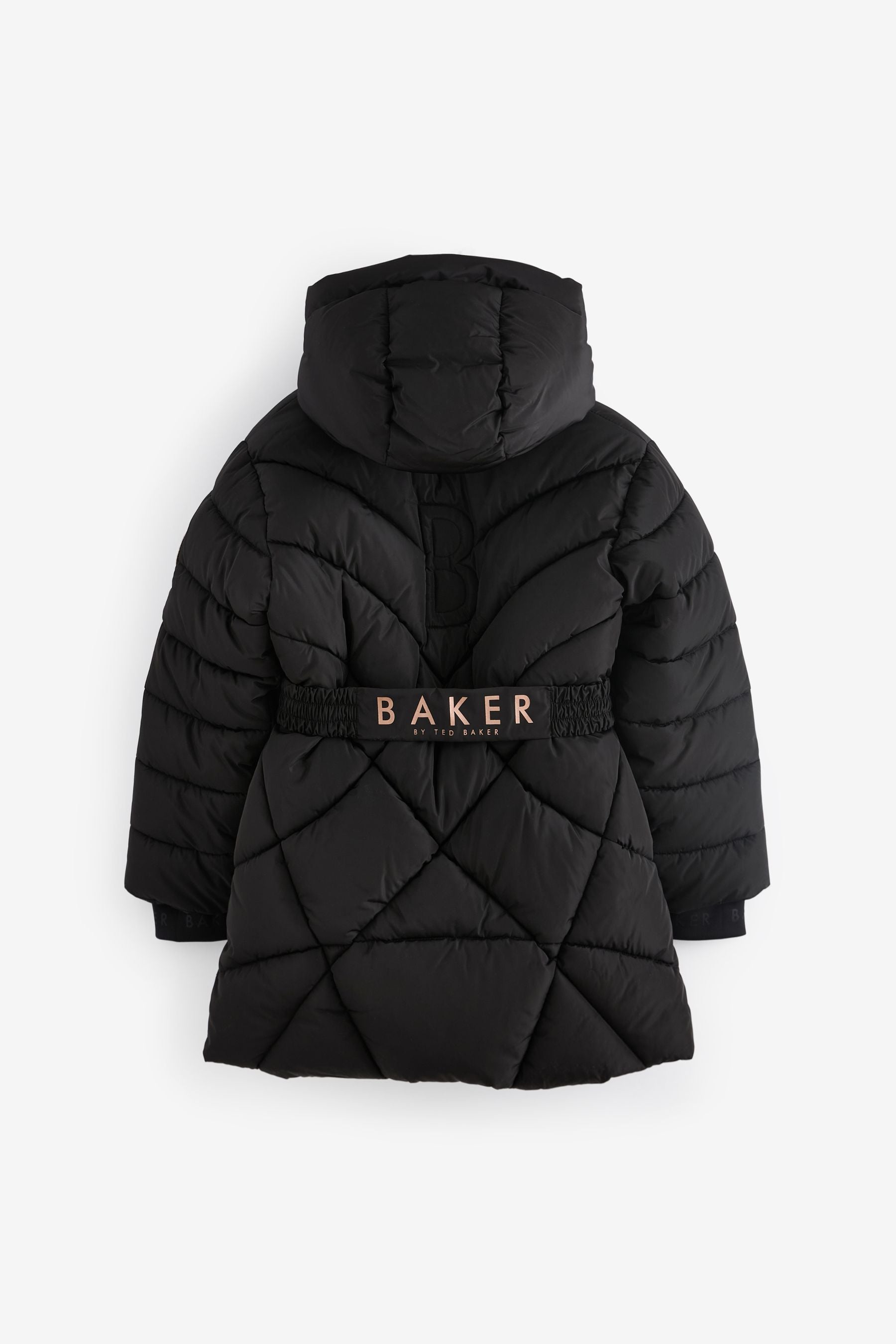 Baker by Ted Baker Black Mid Length Coat