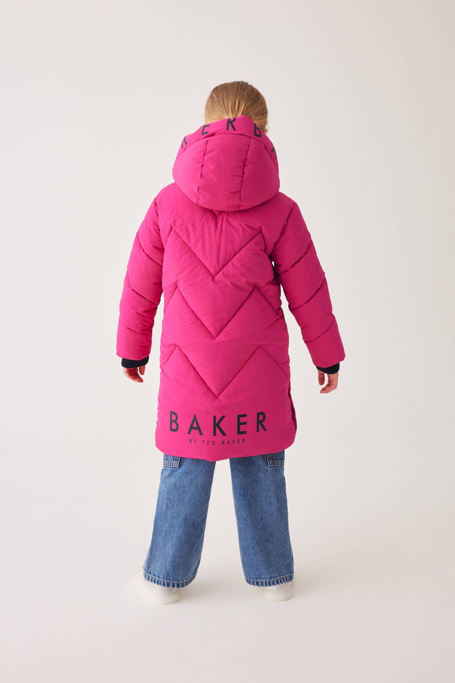 Baker by Ted Baker Shower Resistant Long Padded Coat