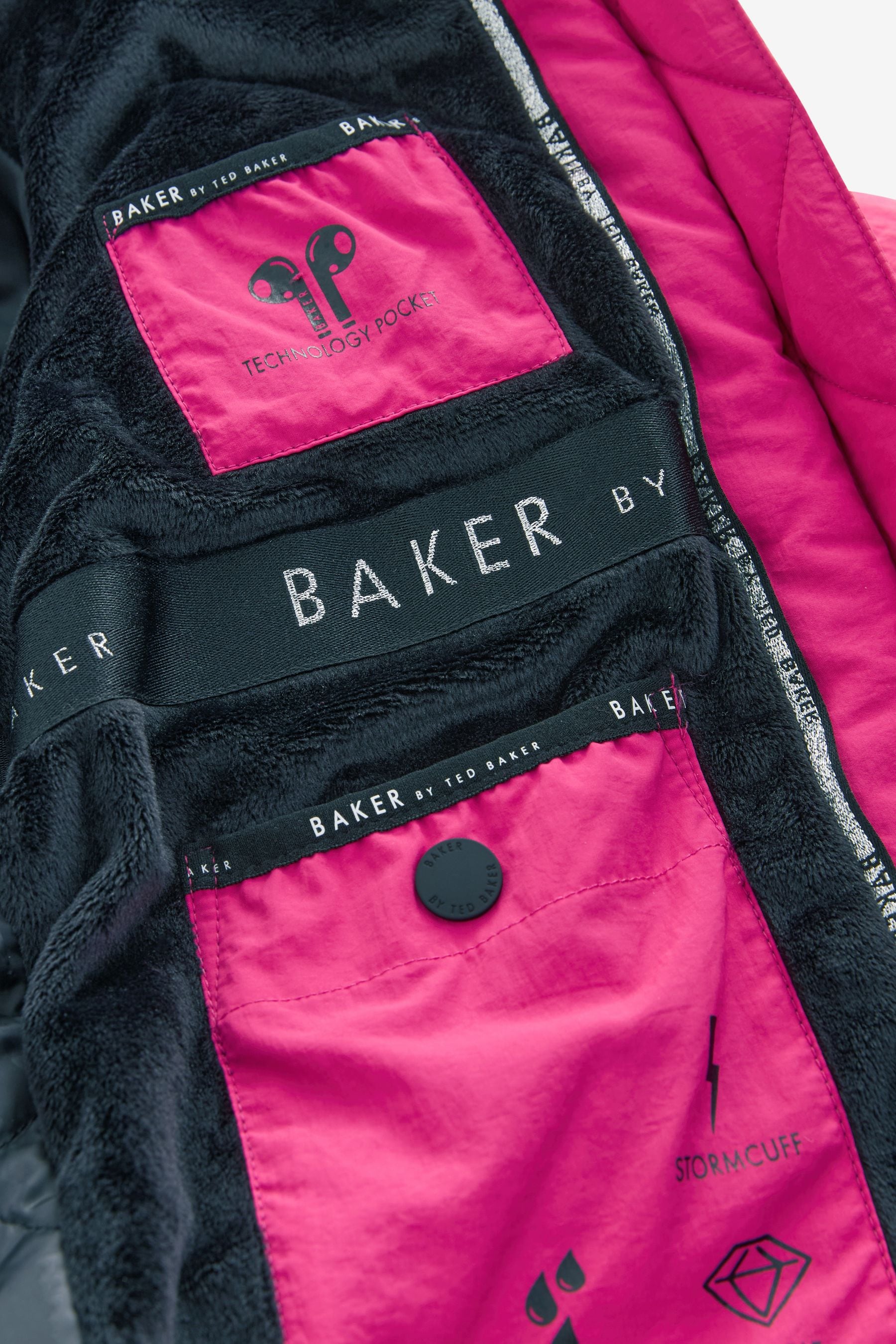 Baker by Ted Baker Shower Resistant Long Padded Coat