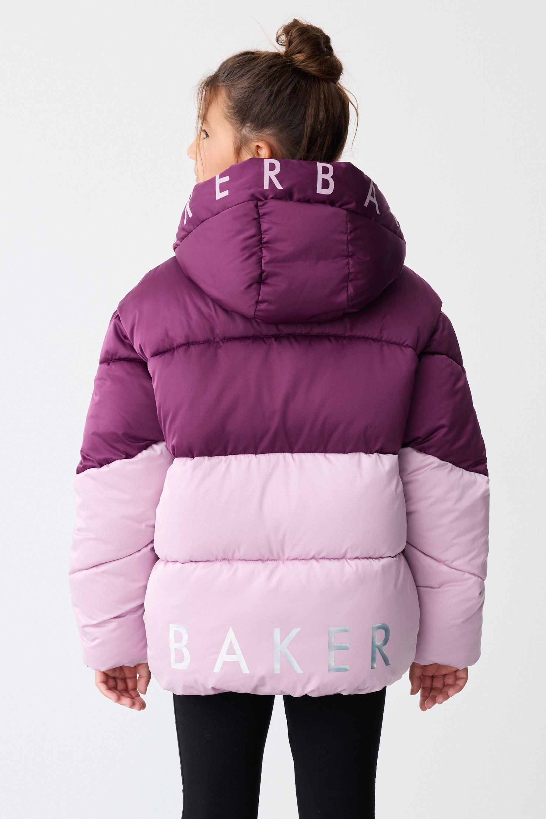 Baker by Ted Baker Multi Shower Resistant Colour Block Padded Coat