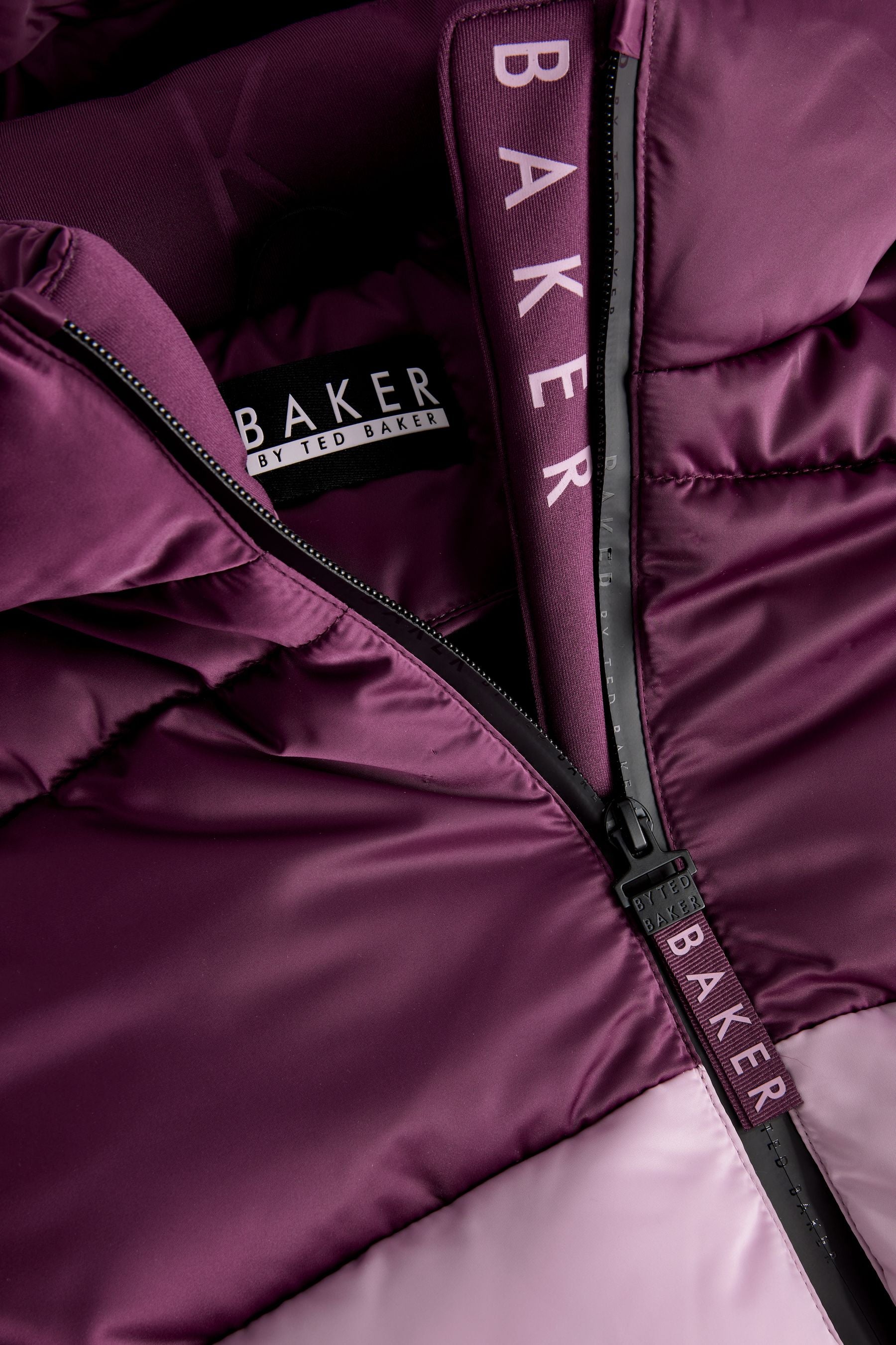 Baker by Ted Baker Multi Shower Resistant Colour Block Padded Coat