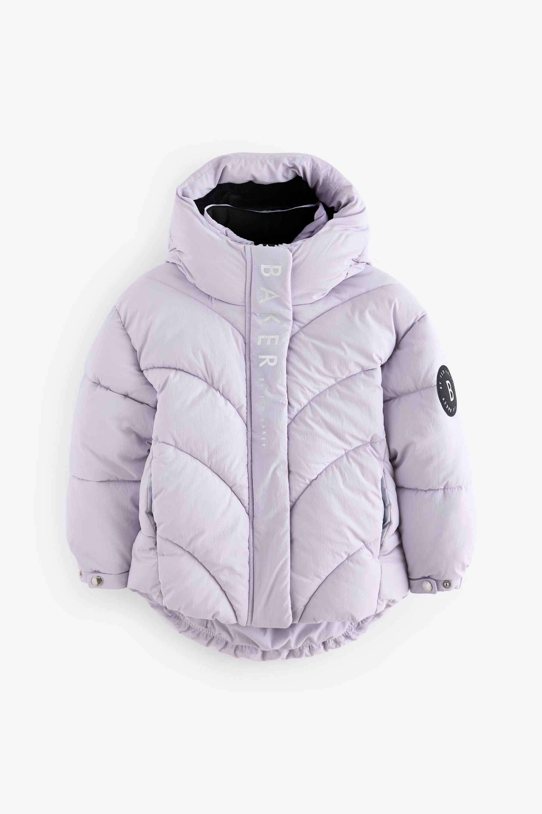 Baker by Ted Baker Lilac Purple Shower Resistant Short Padded Coat