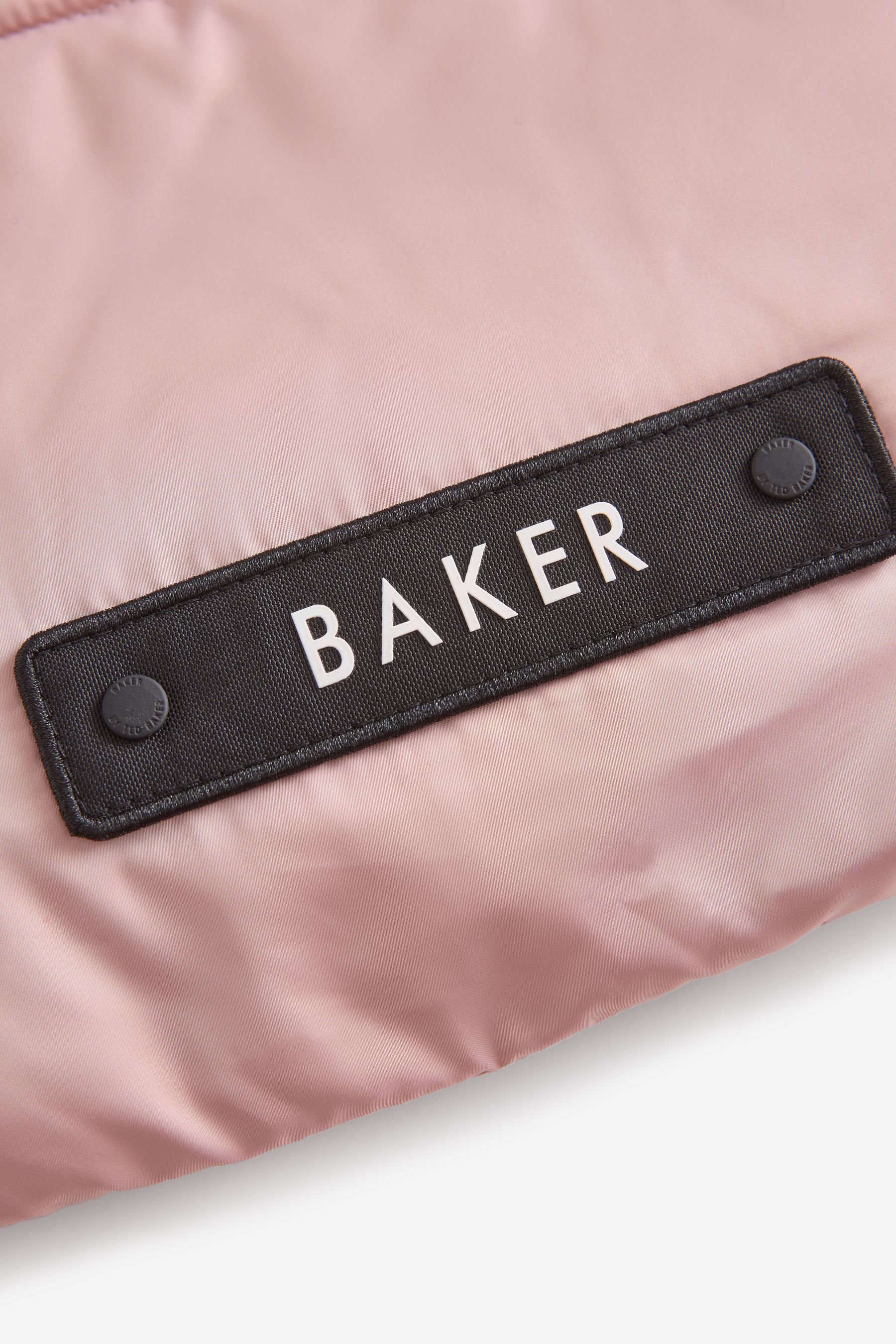 Baker by Ted Baker Pink Shower Resistant Padded Longline Parka