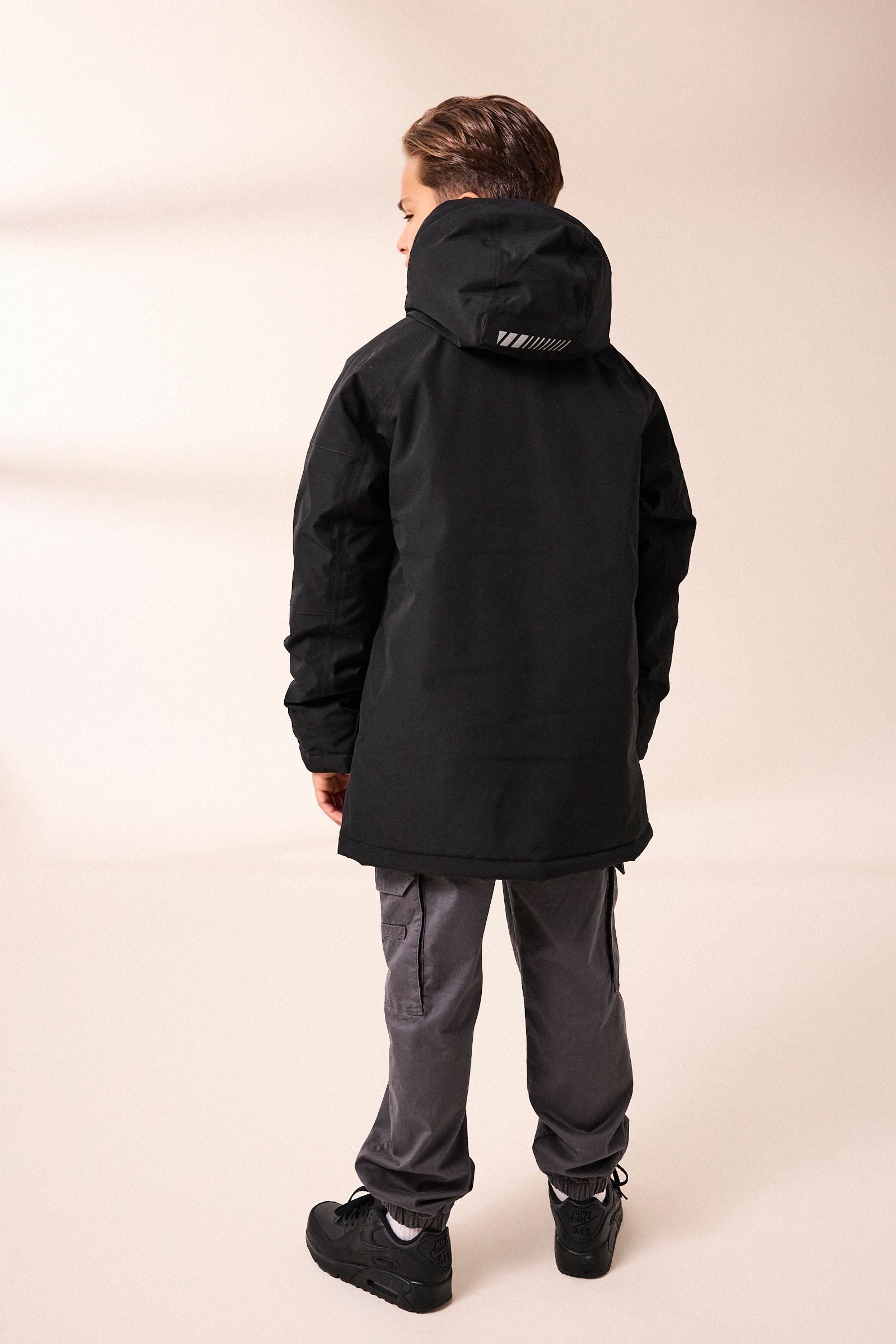 Black Heavyweight Waterproof Jacket (3-16yrs)