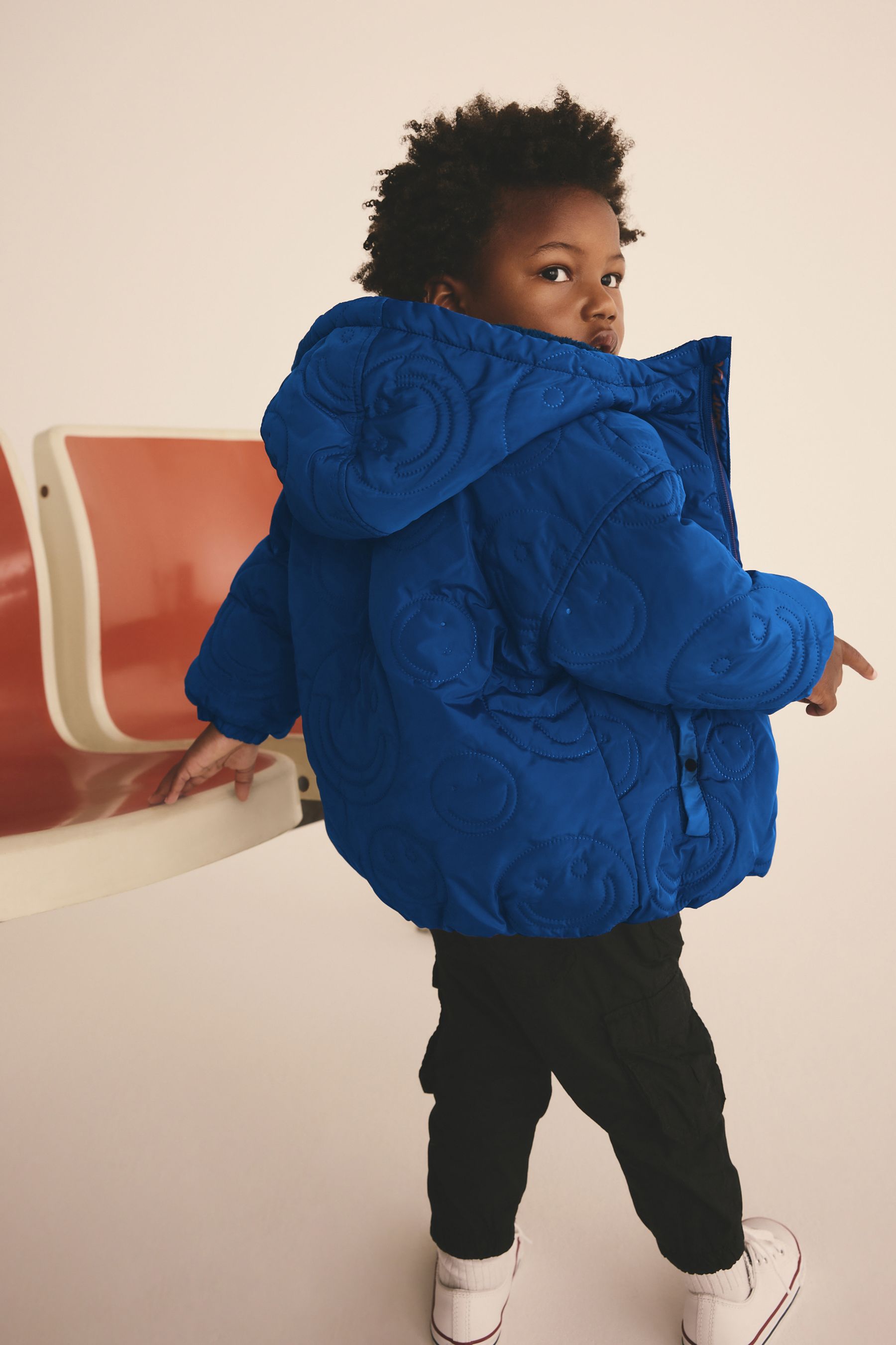 Blue Hooded Puffer Coat (3mths-7yrs)