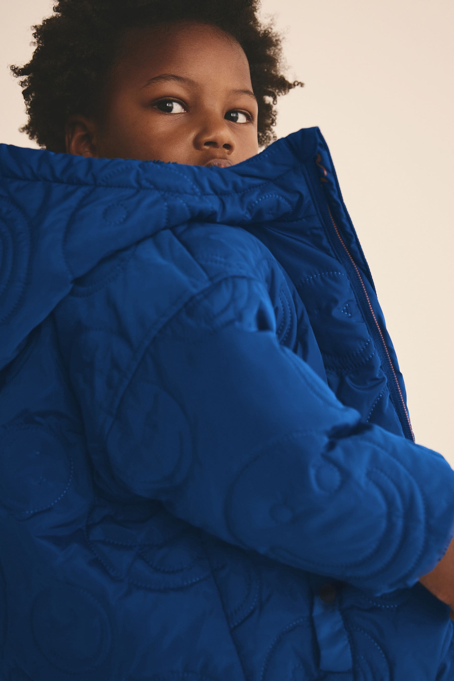 Blue Hooded Puffer Coat (3mths-7yrs)