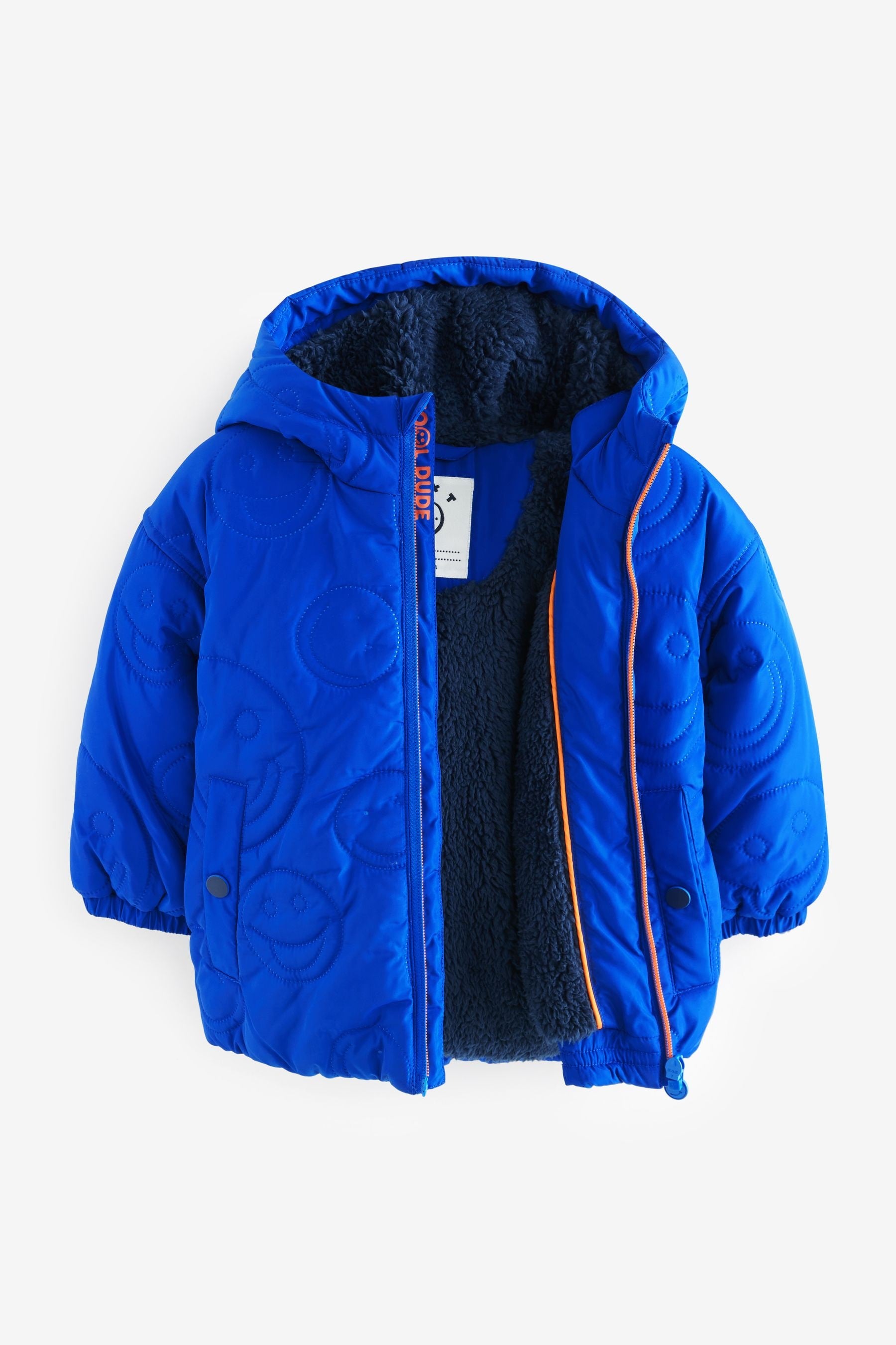 Blue Hooded Puffer Coat (3mths-7yrs)