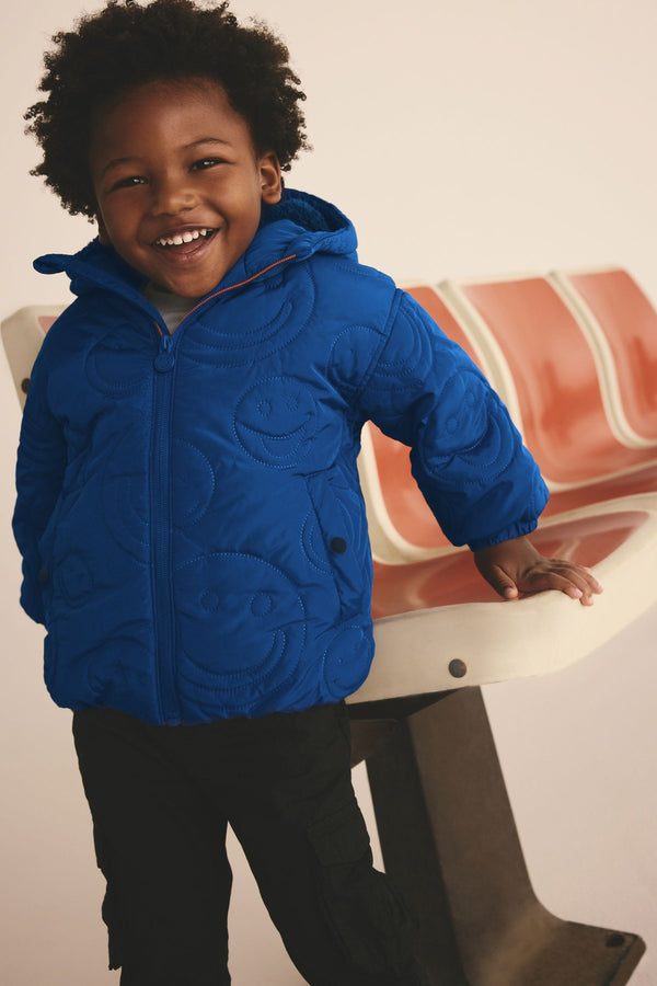 Blue Hooded Puffer Coat (3mths-7yrs)