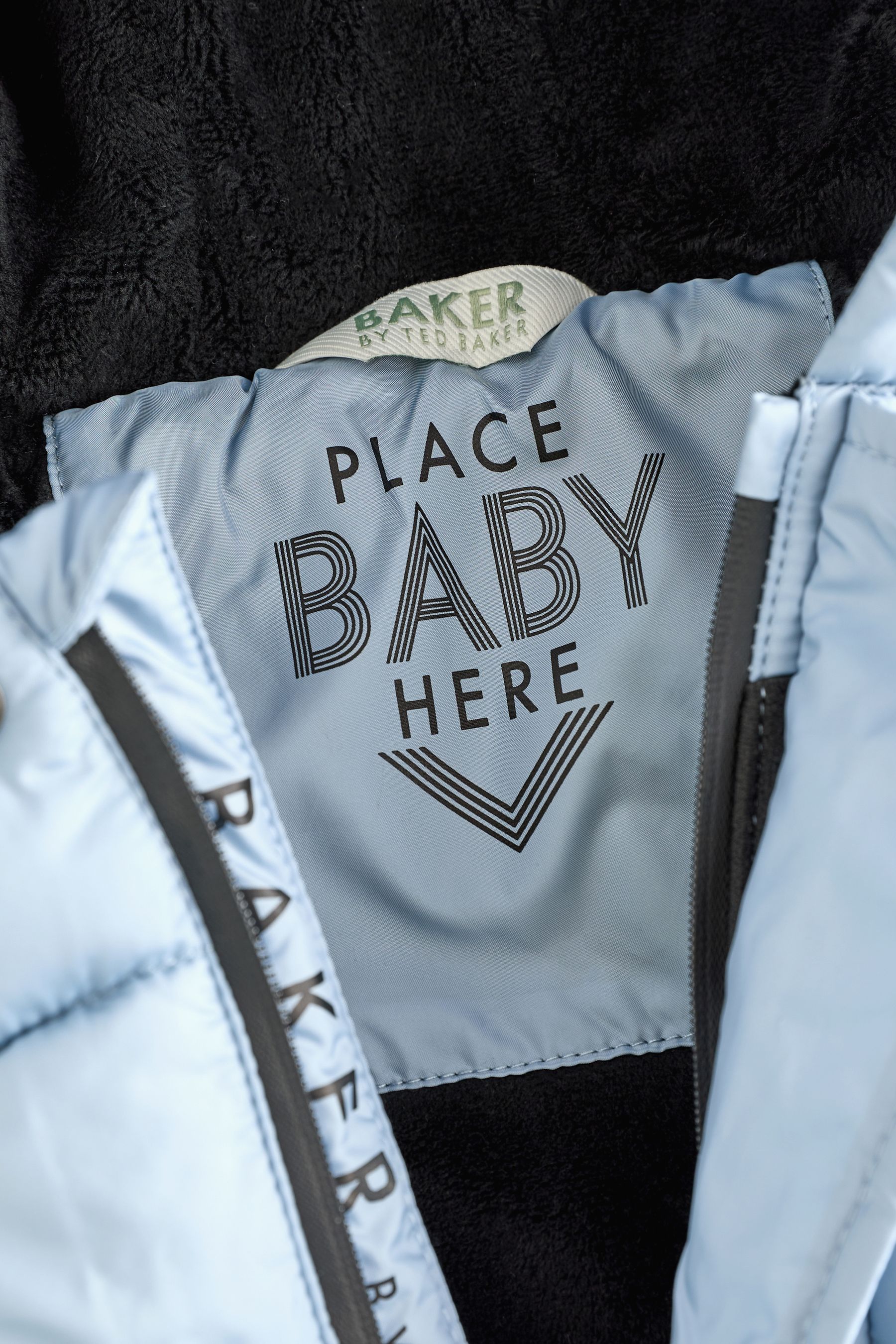 Baker by Ted Baker Light Blue Shower Resistant Snowsuit