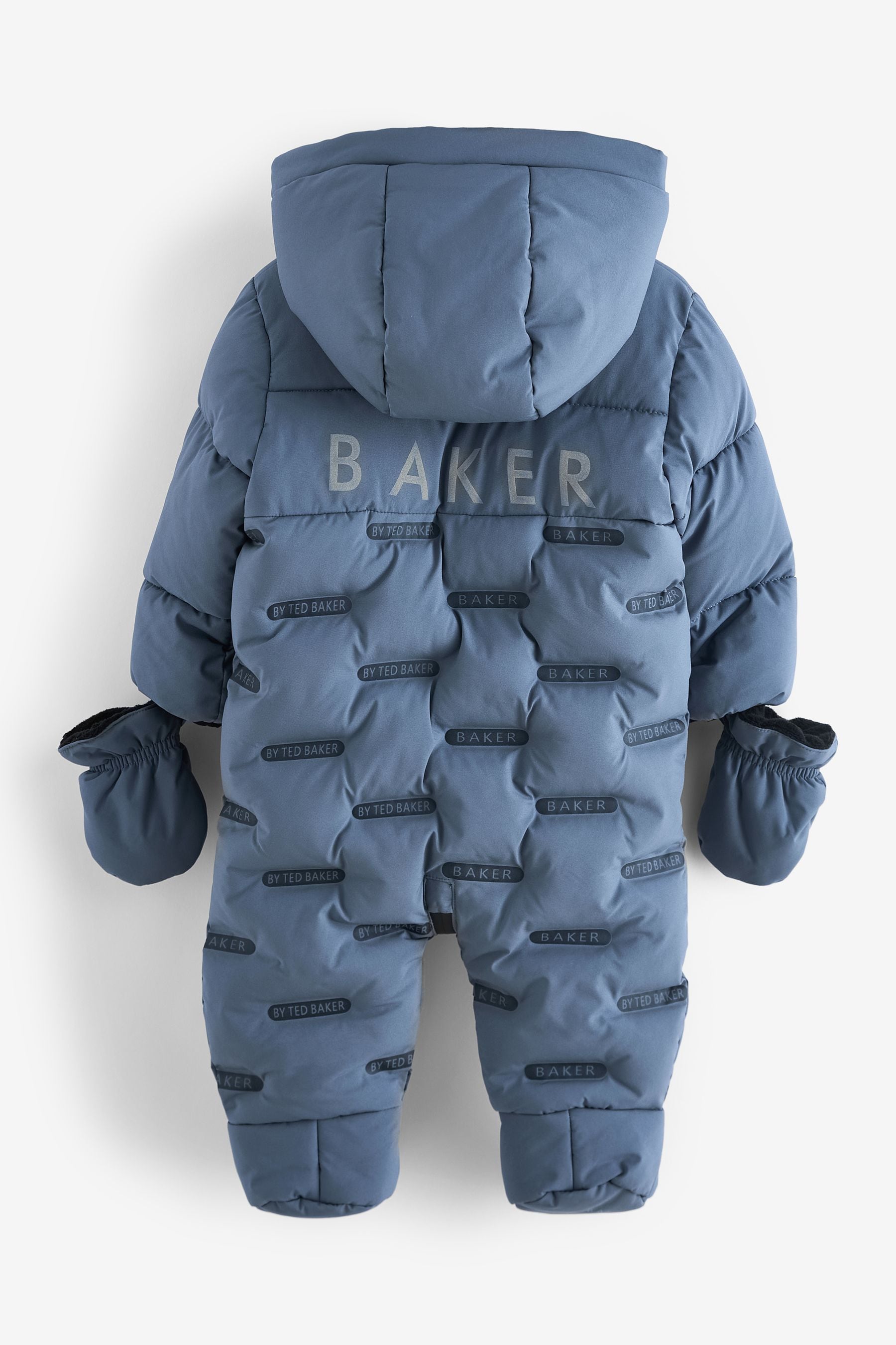 Baker by Ted Baker Blue Shower Resistant Snowsuit