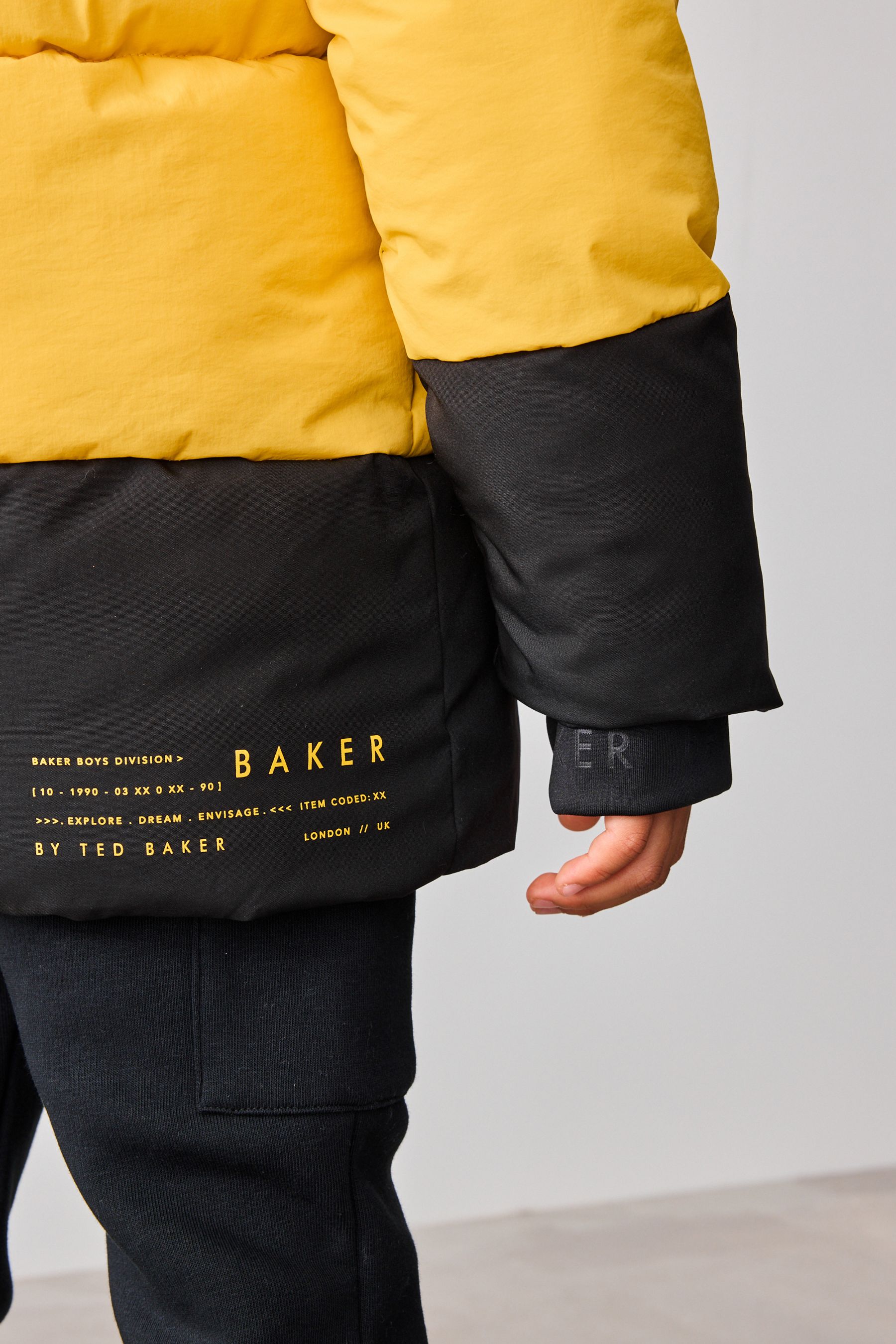 Baker By Ted Baker Shower Resistant Colourblock Padded Coat