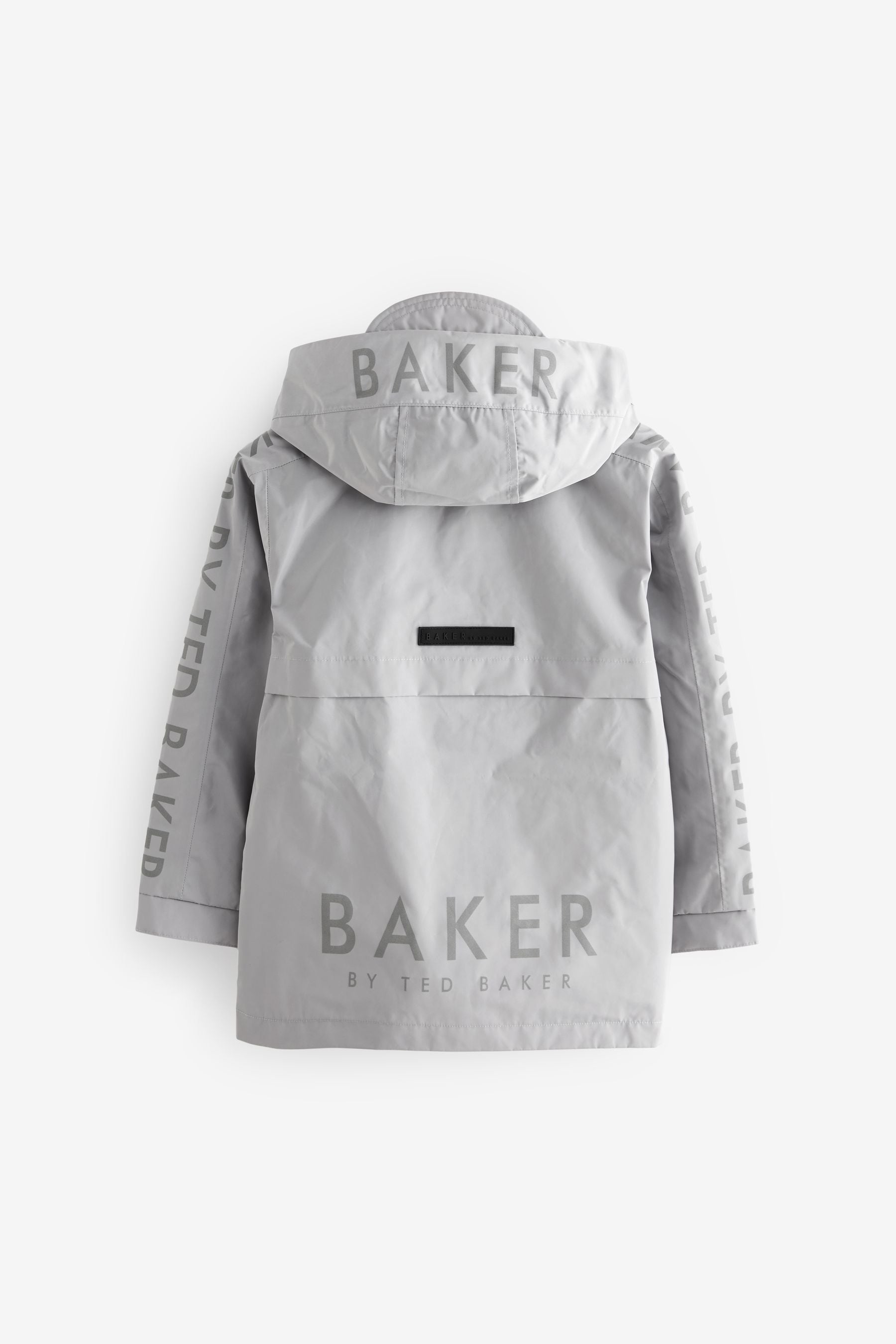 Baker by Ted Baker Grey Shower Resistant Technical Rain Jacket