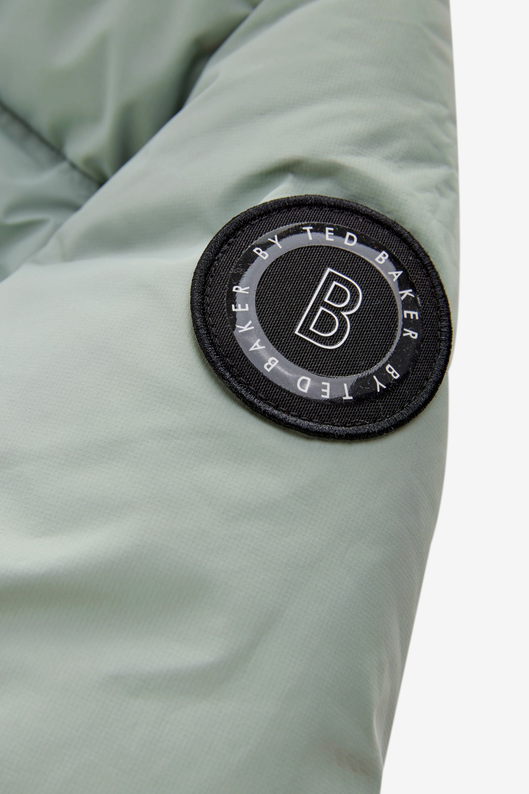 Baker by Ted Baker Green Shower Resistant Heatseal Coat