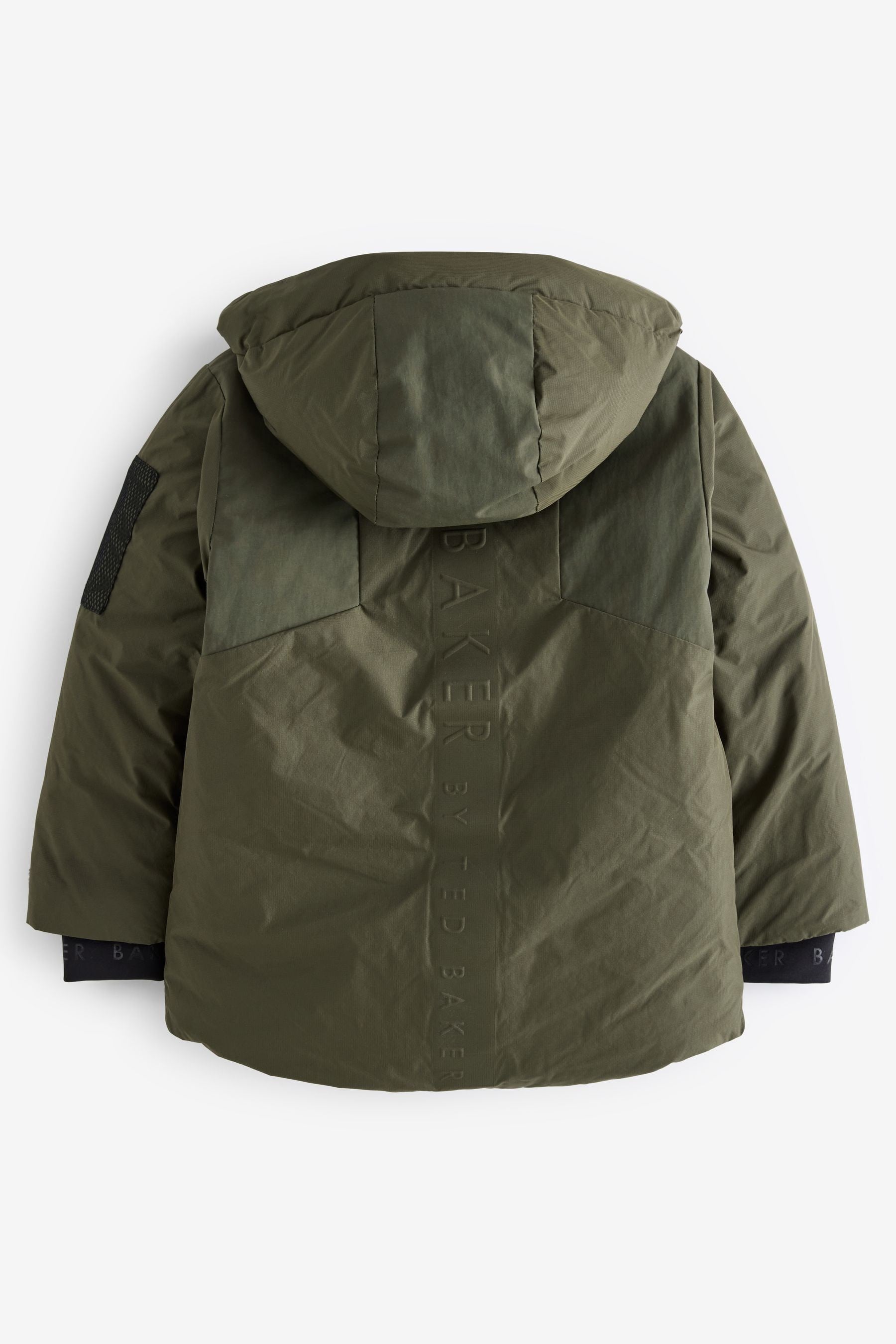 Baker by Ted Baker Khaki Green Shower Resistant Parka