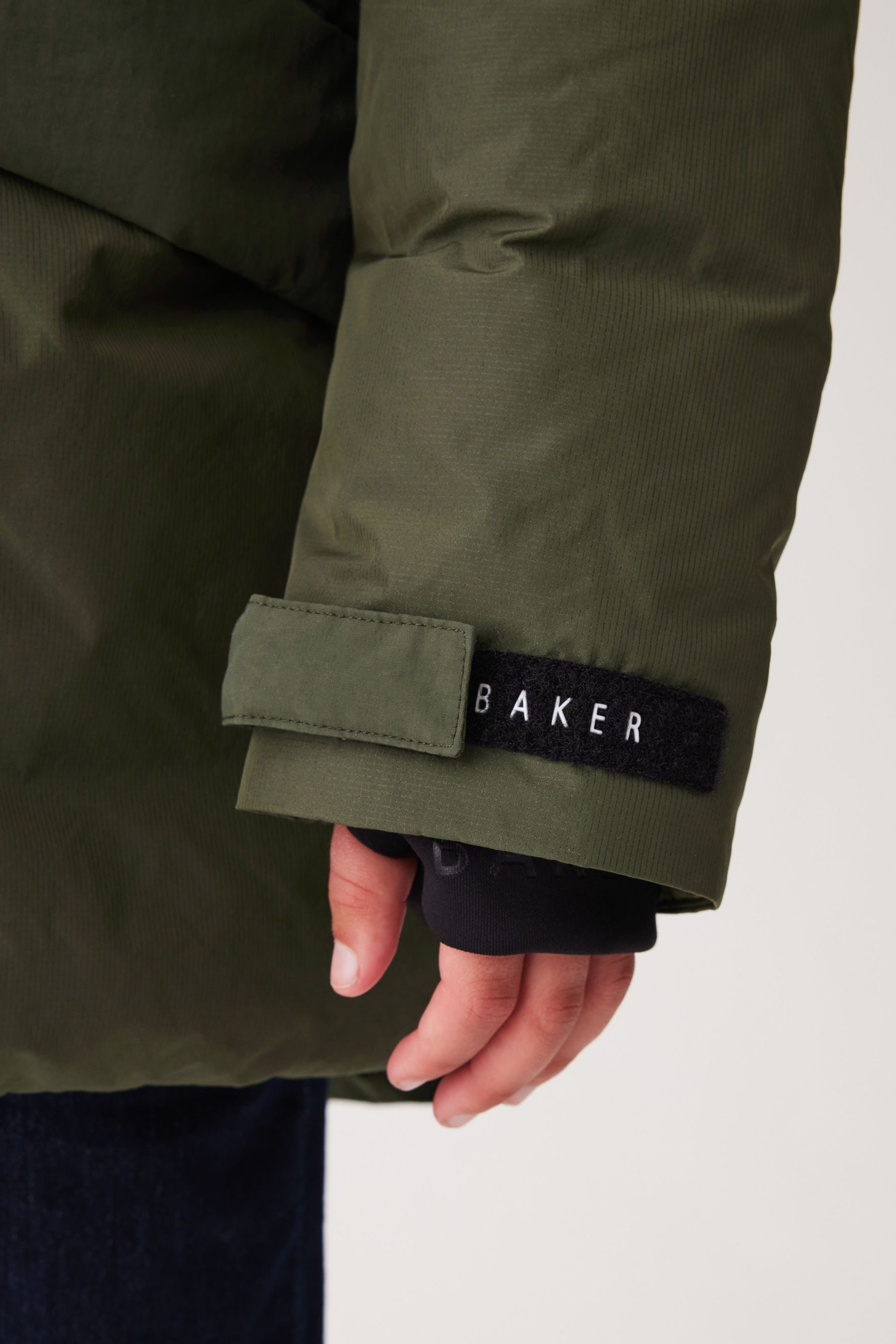 Baker by Ted Baker Khaki Green Shower Resistant Parka