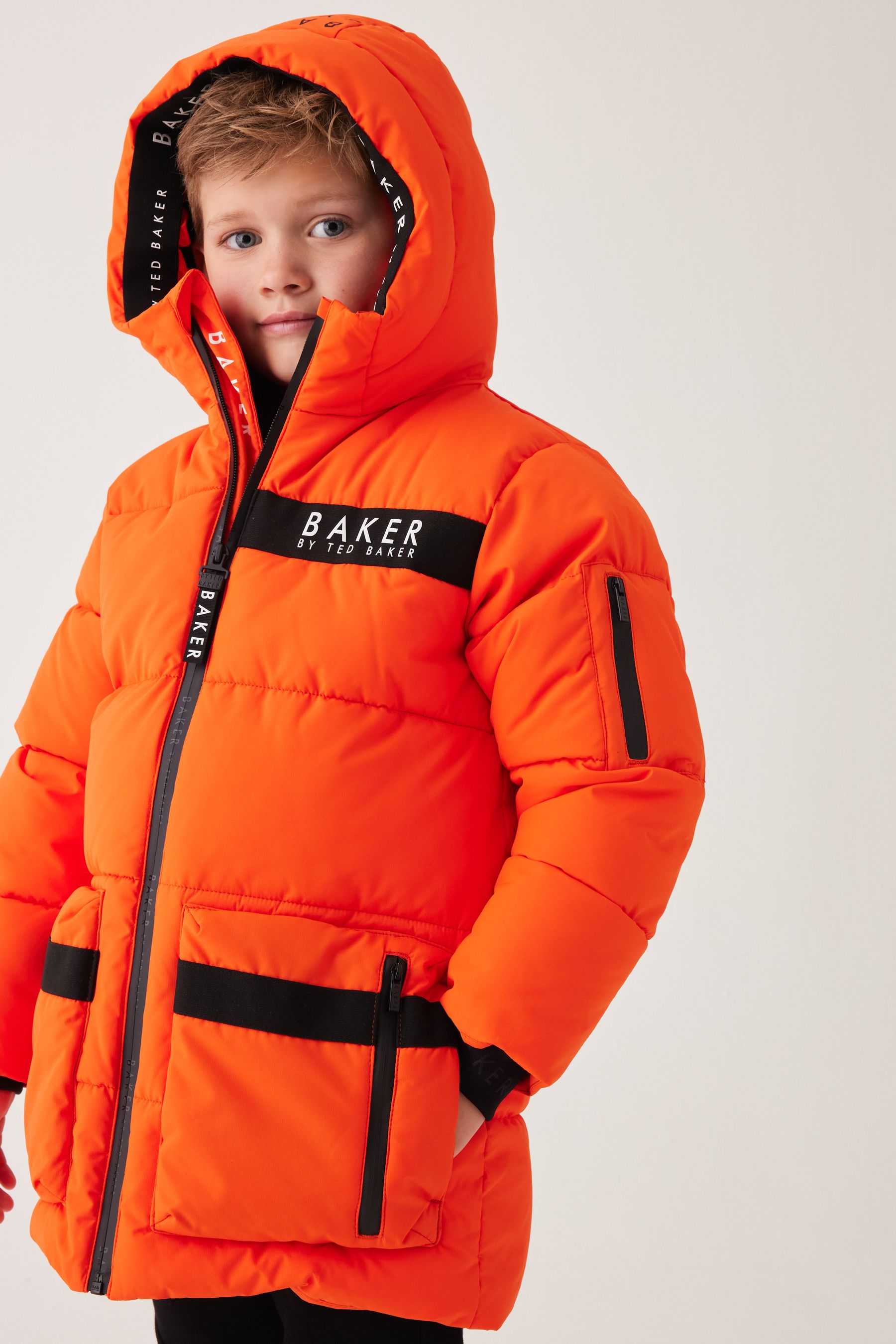 Baker by Ted Baker Shower Resistant Longline Padded Coat