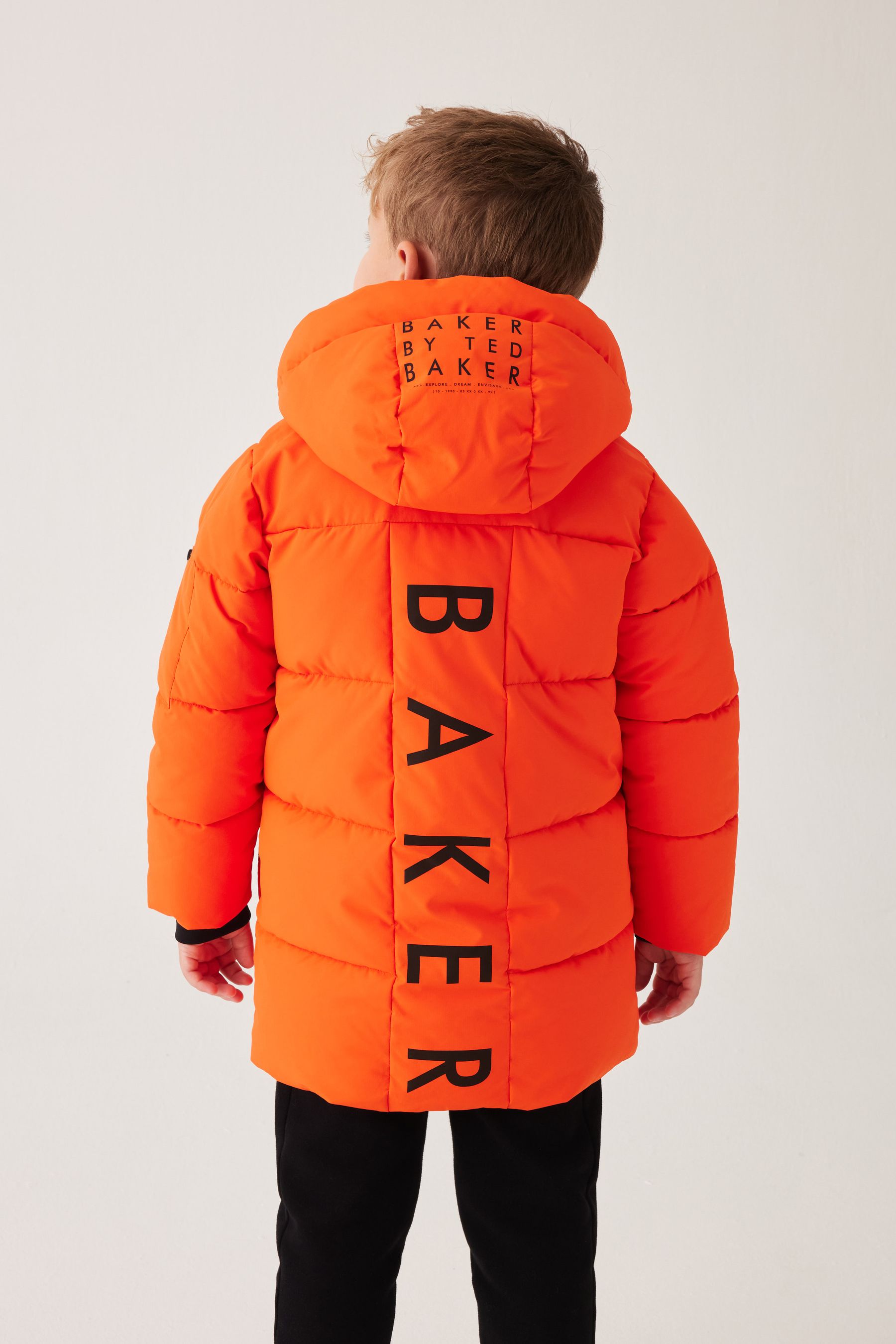 Baker by Ted Baker Shower Resistant Longline Padded Coat