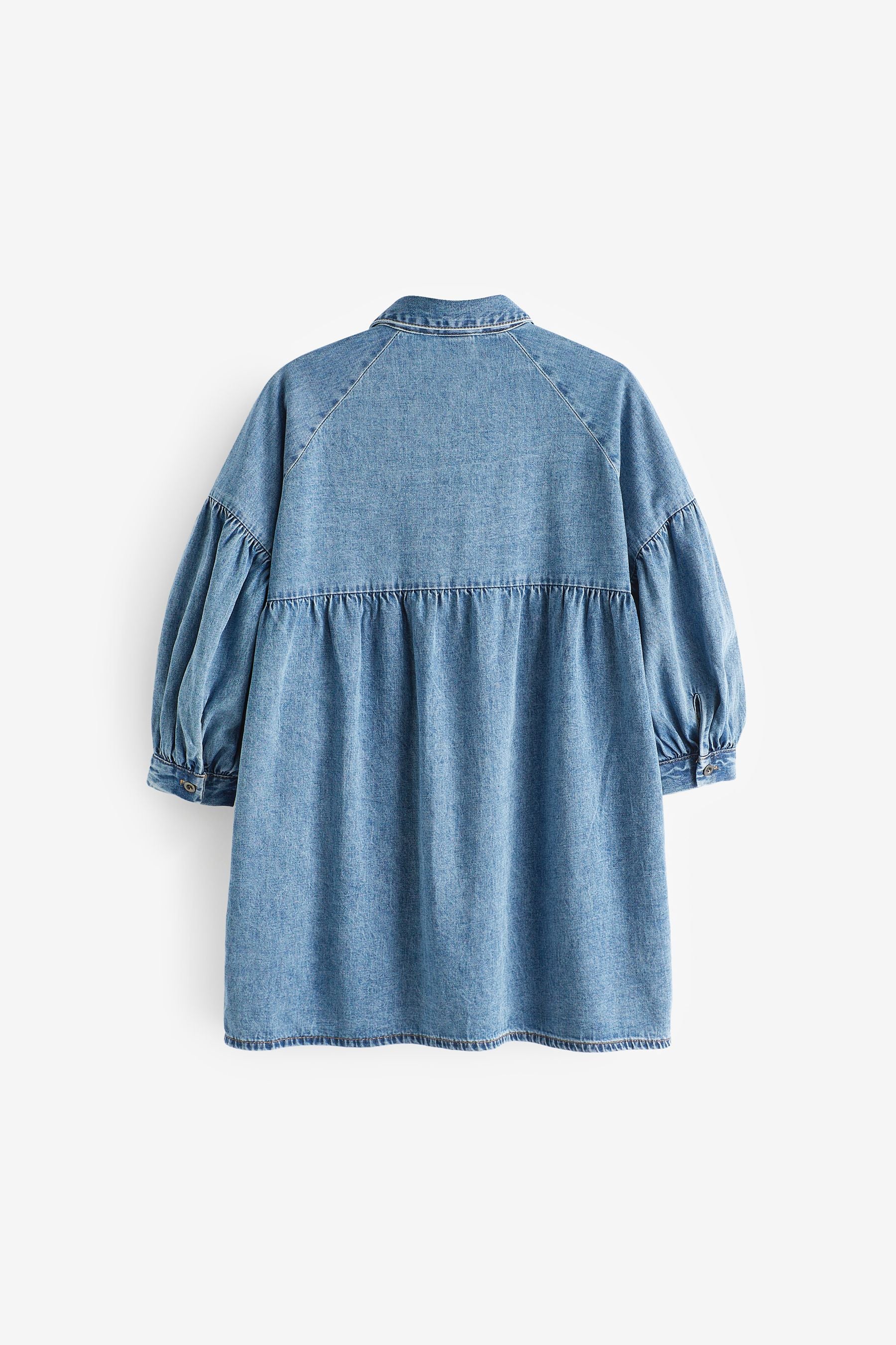 Blue Denim Shirt Dress (3-16yrs)