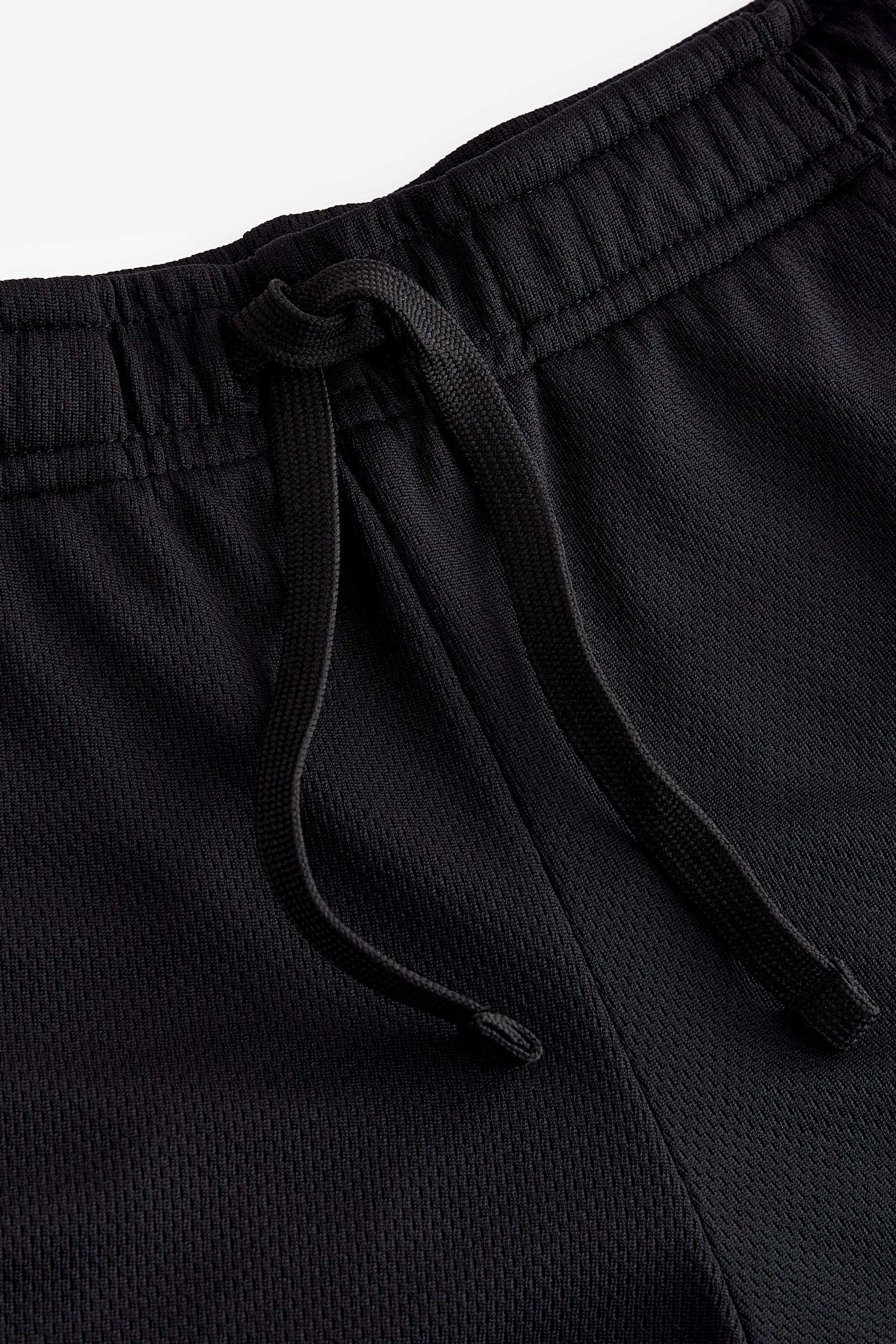 Black Sports Shorts (3-16yrs)